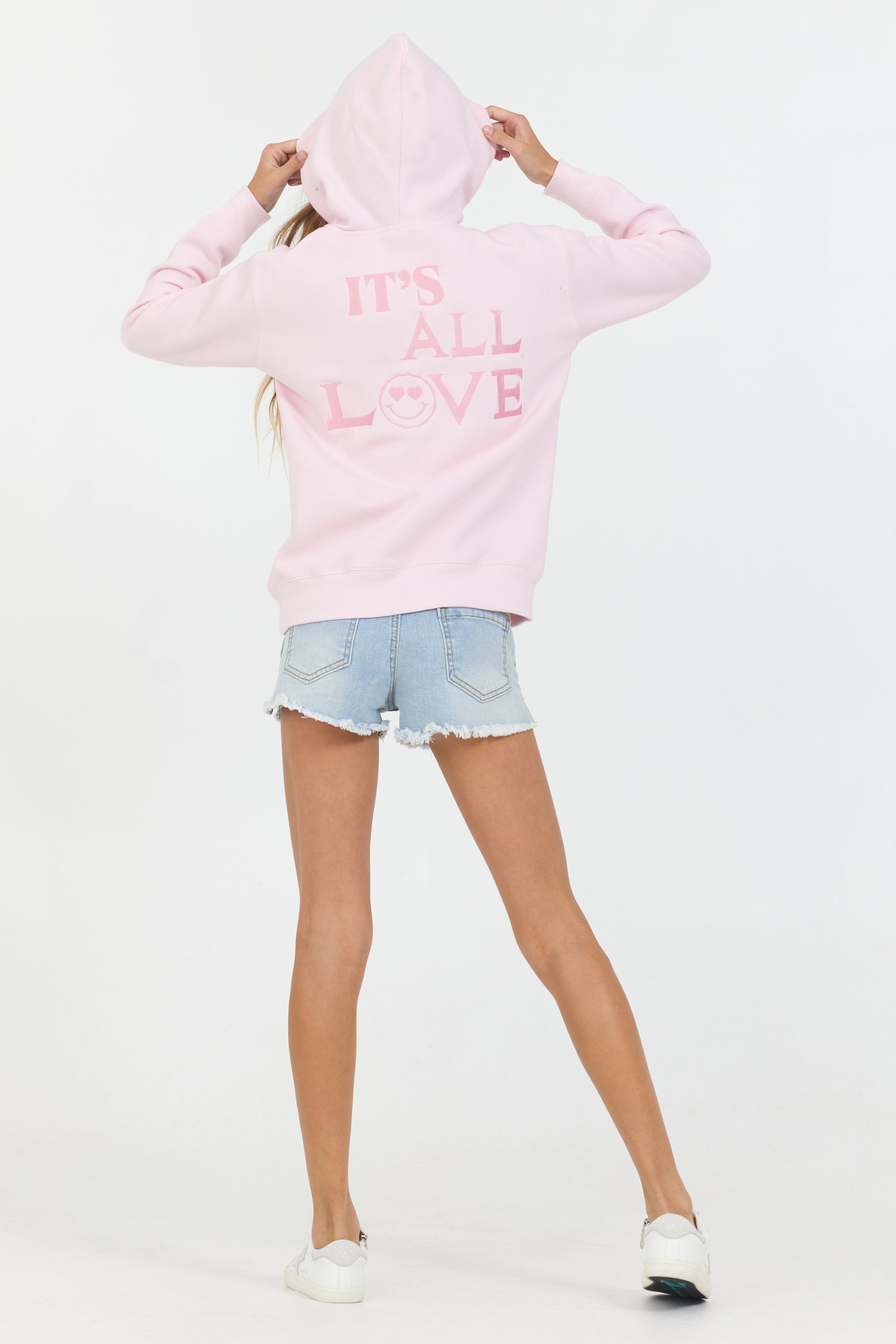 Pink ‘It’s All Love’ Hoodie