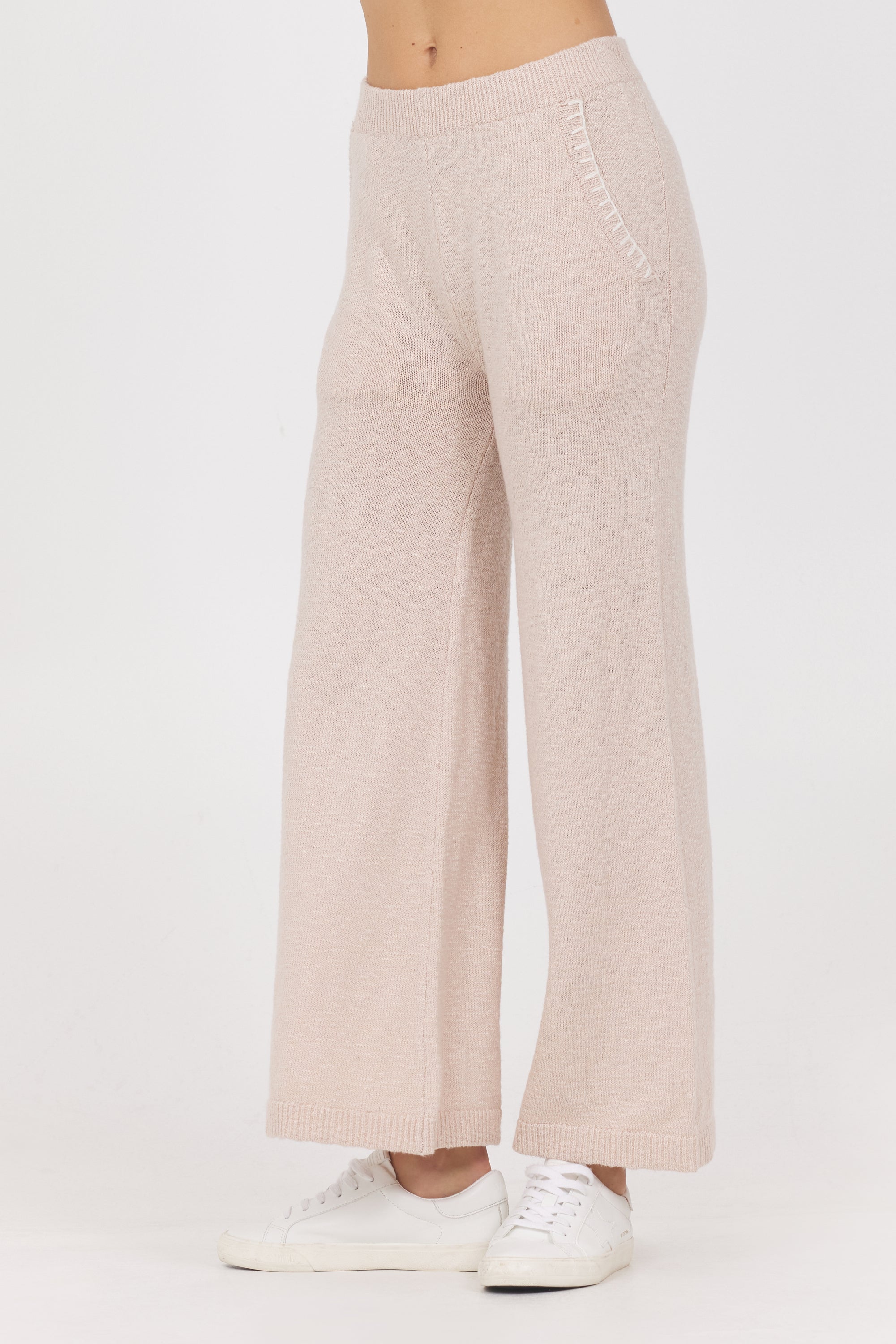 Knit Pants w/ Whipstitch
