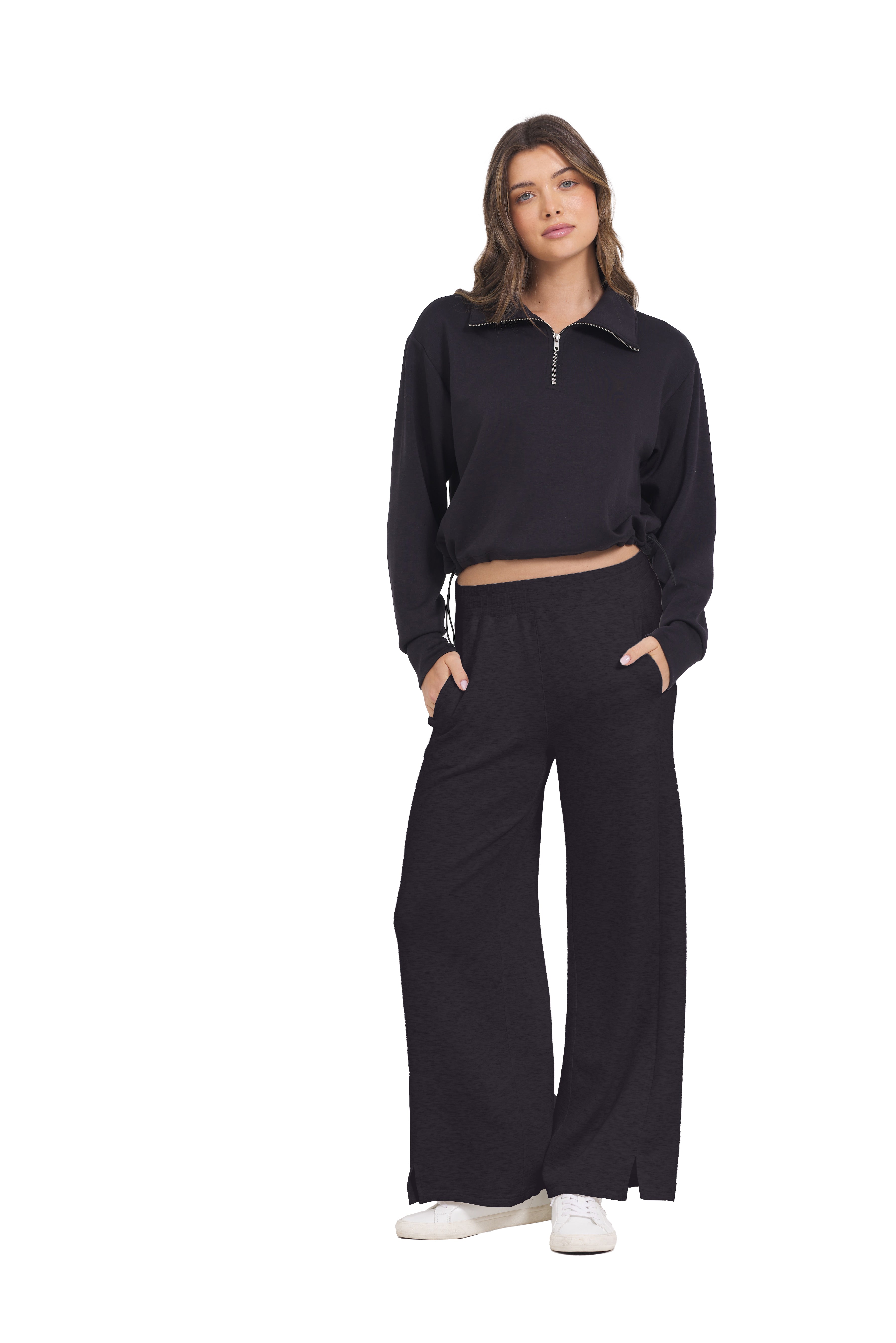 Black Cloud Top + Pant 2-Piece Set