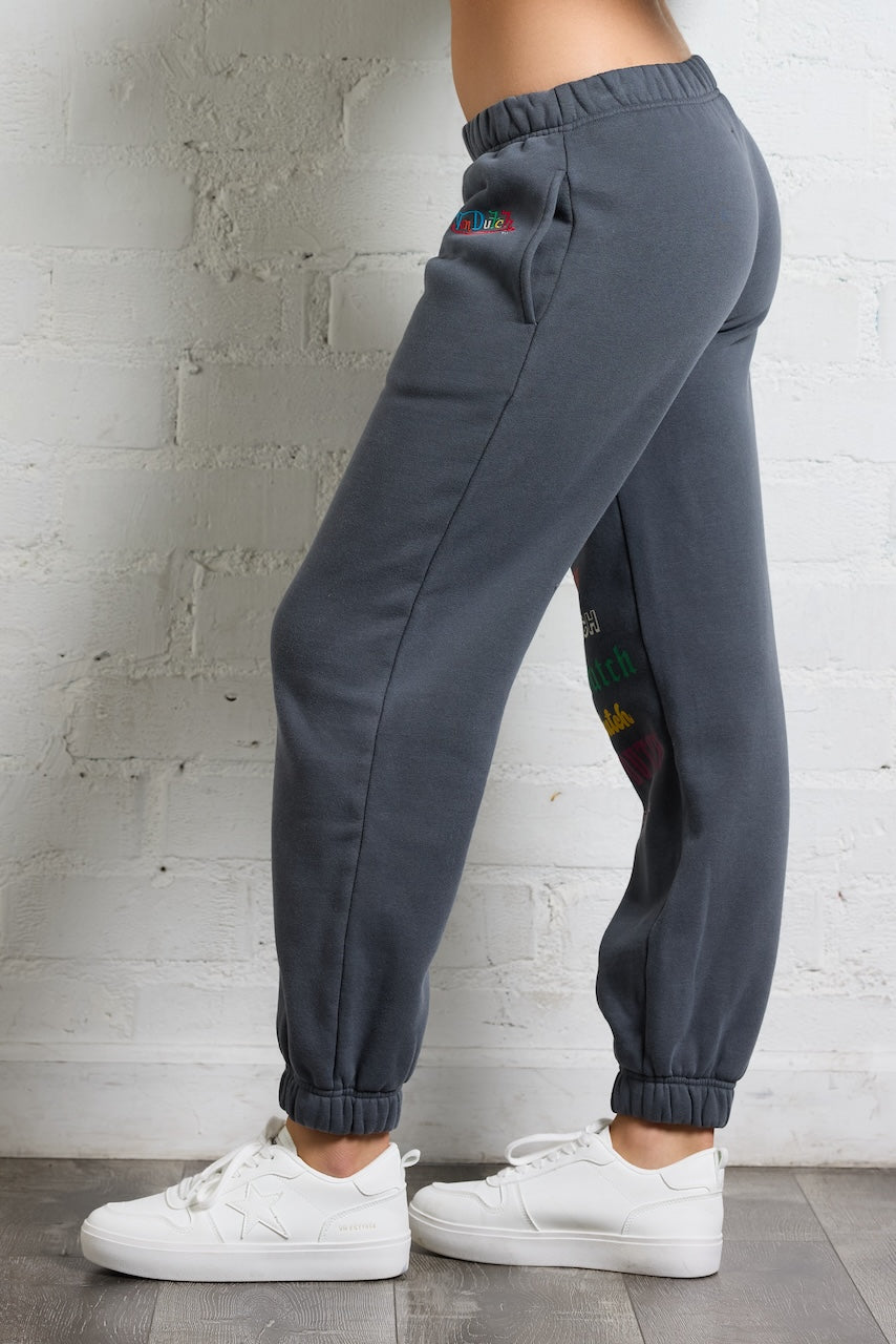Von Dutch Jogger with Multi Print