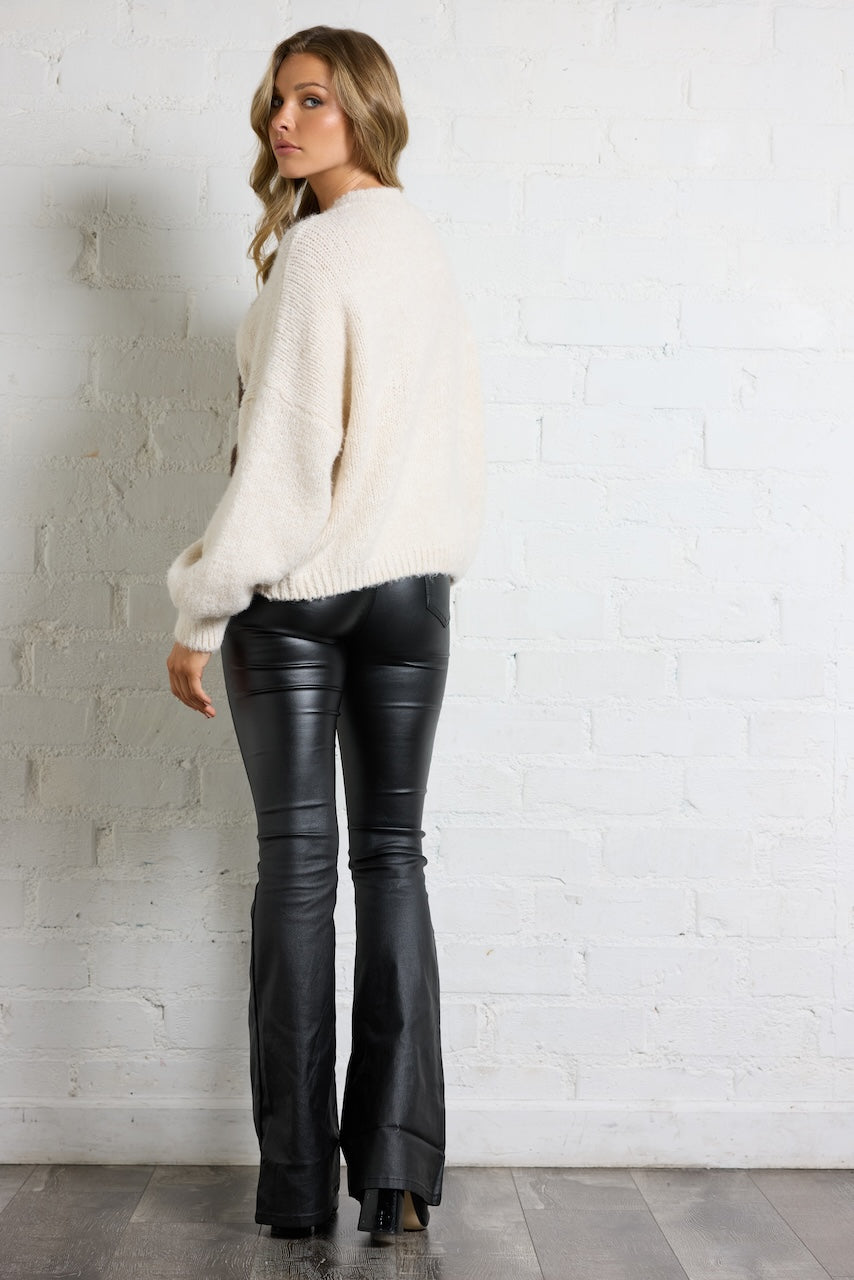 Von Dutch Bear Jacquard Sweater