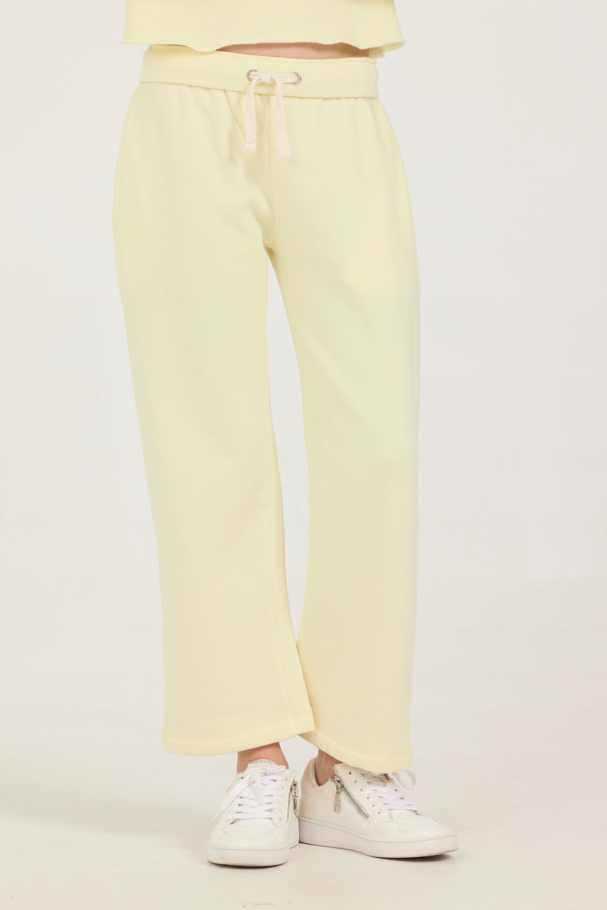 Kids Burnout Wide Leg Heart Back Pocket Pants