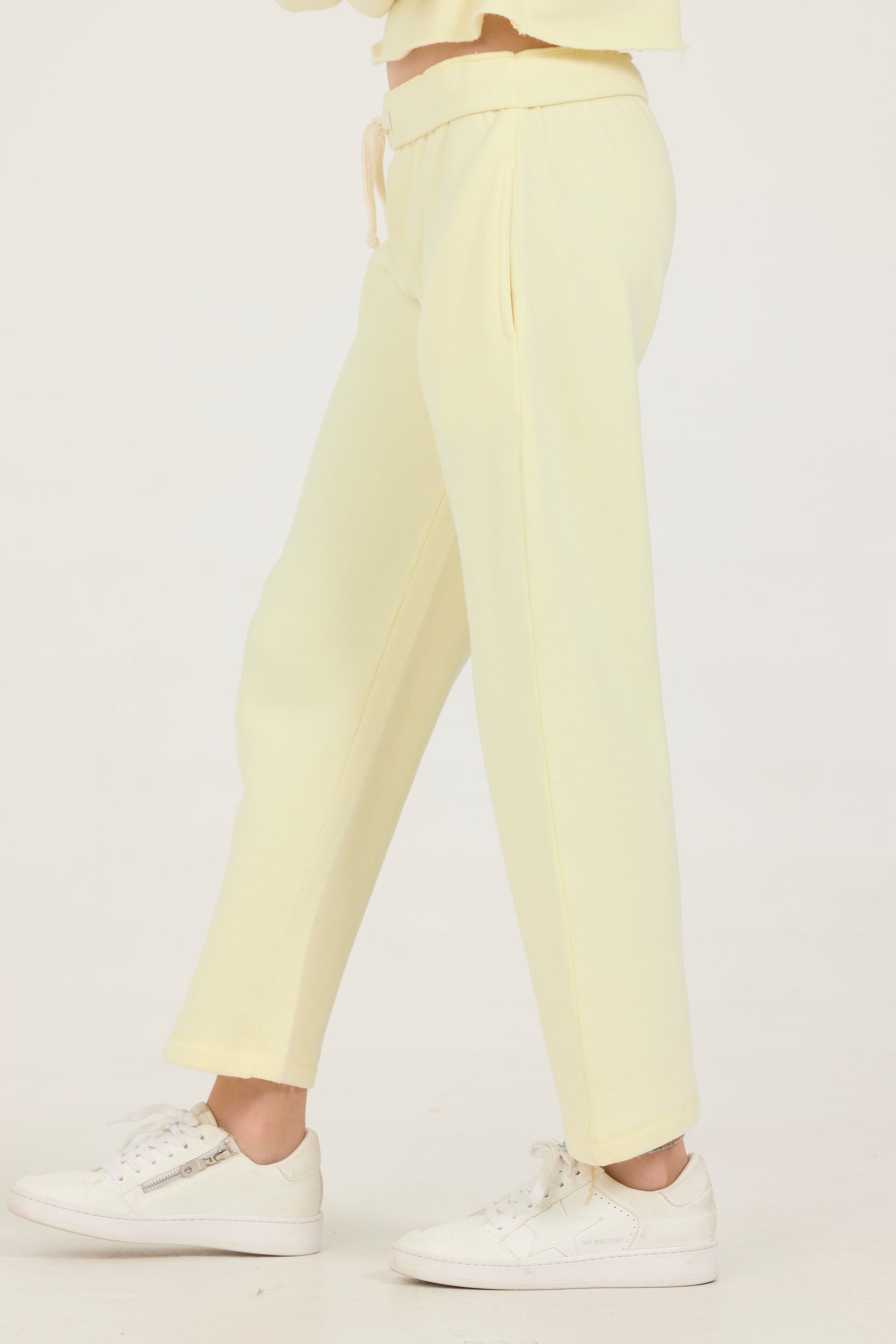 Kids Burnout Wide Leg Heart Back Pocket Pants