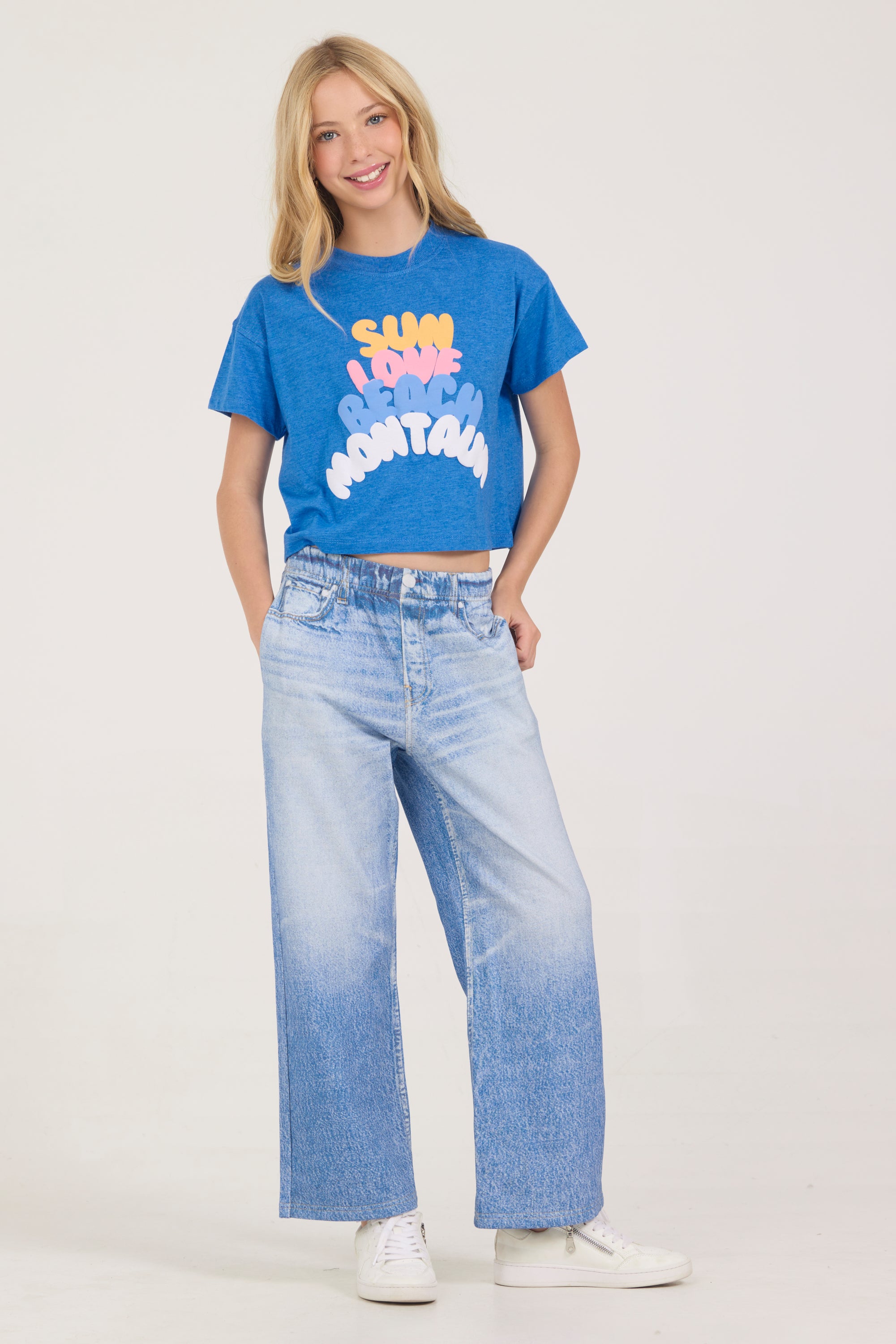 Kids Sun Montauk Puff Tee