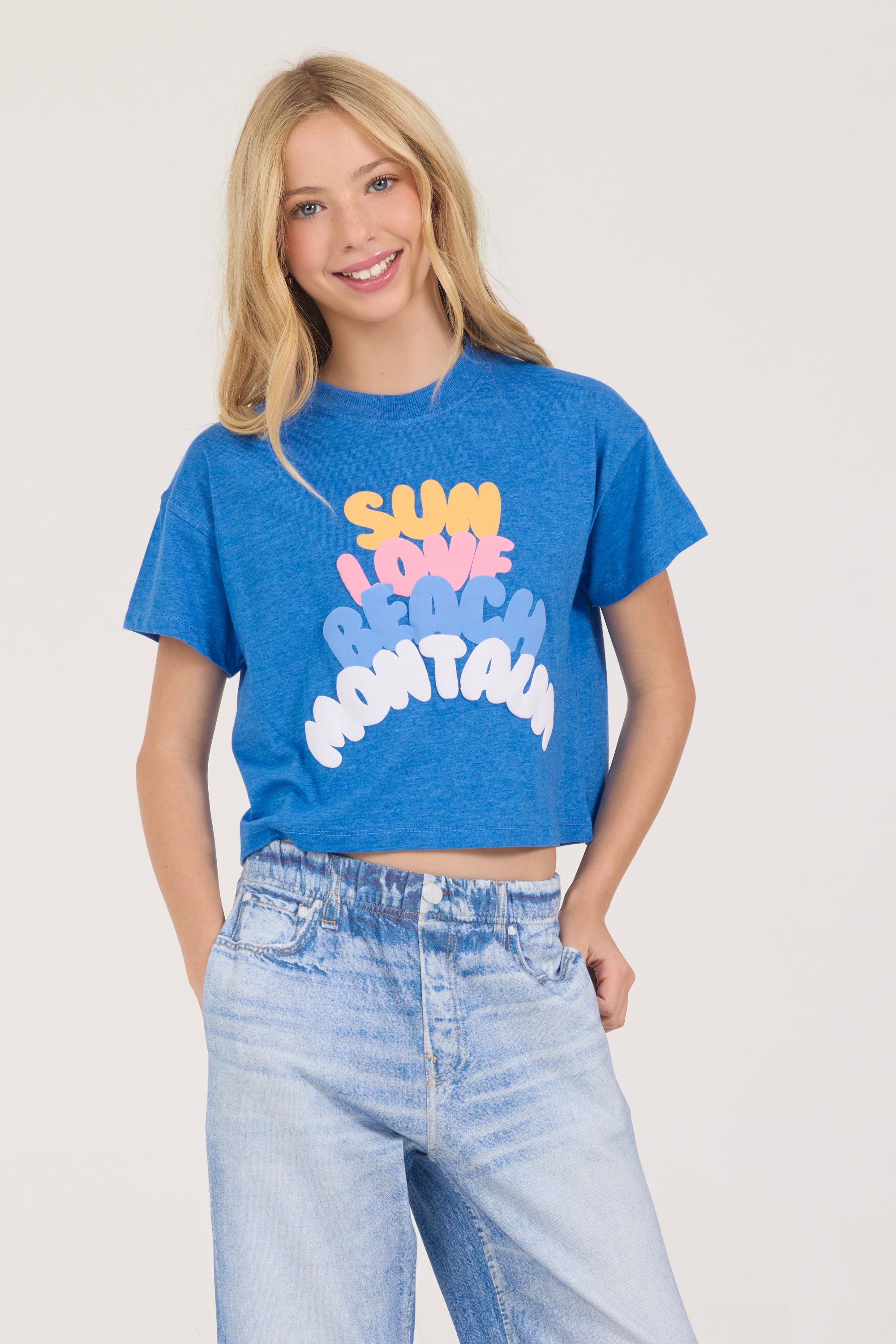 Kids Sun Montauk Puff Tee