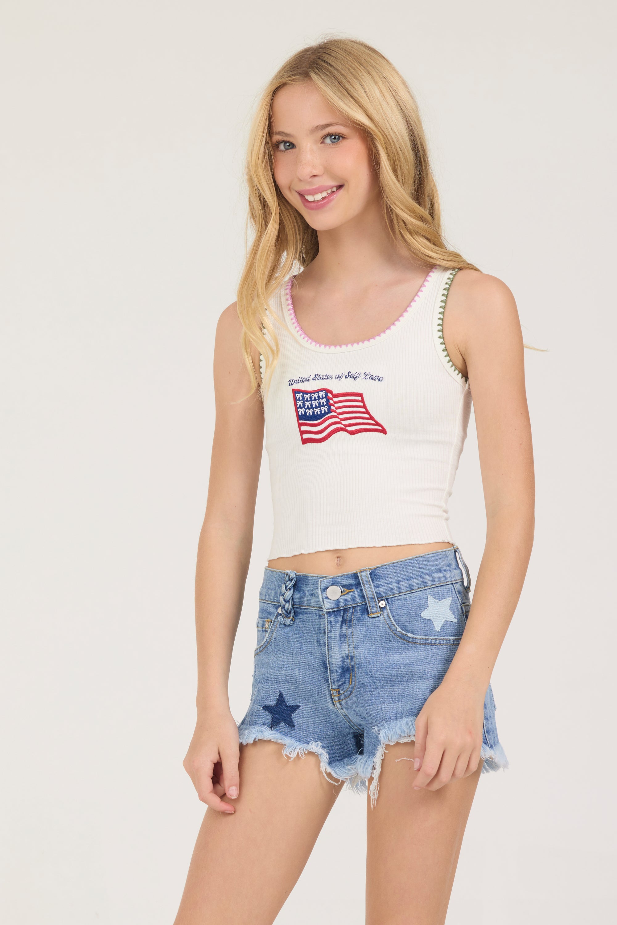 Kids United States of Self Love Tank