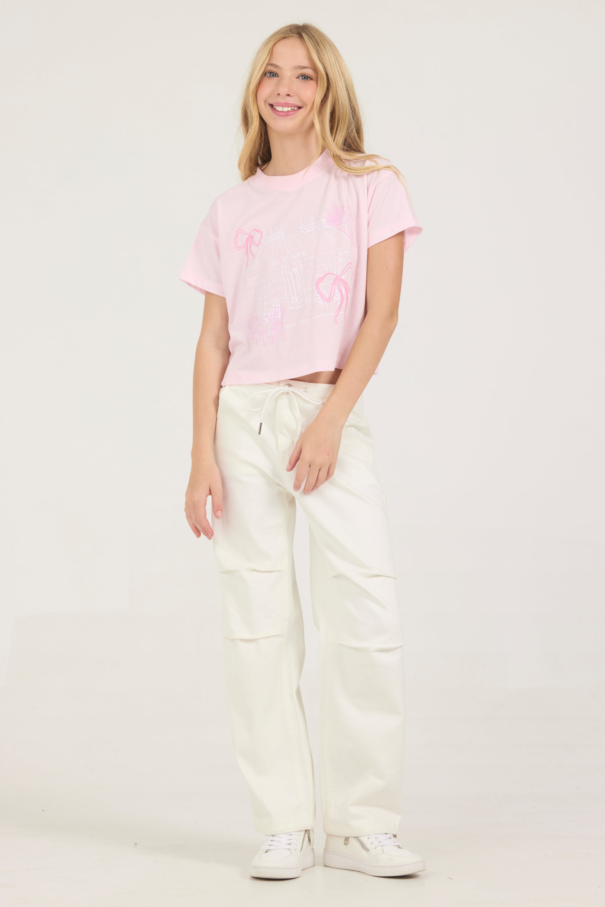 Kids Cherry Blossom Bow Tee