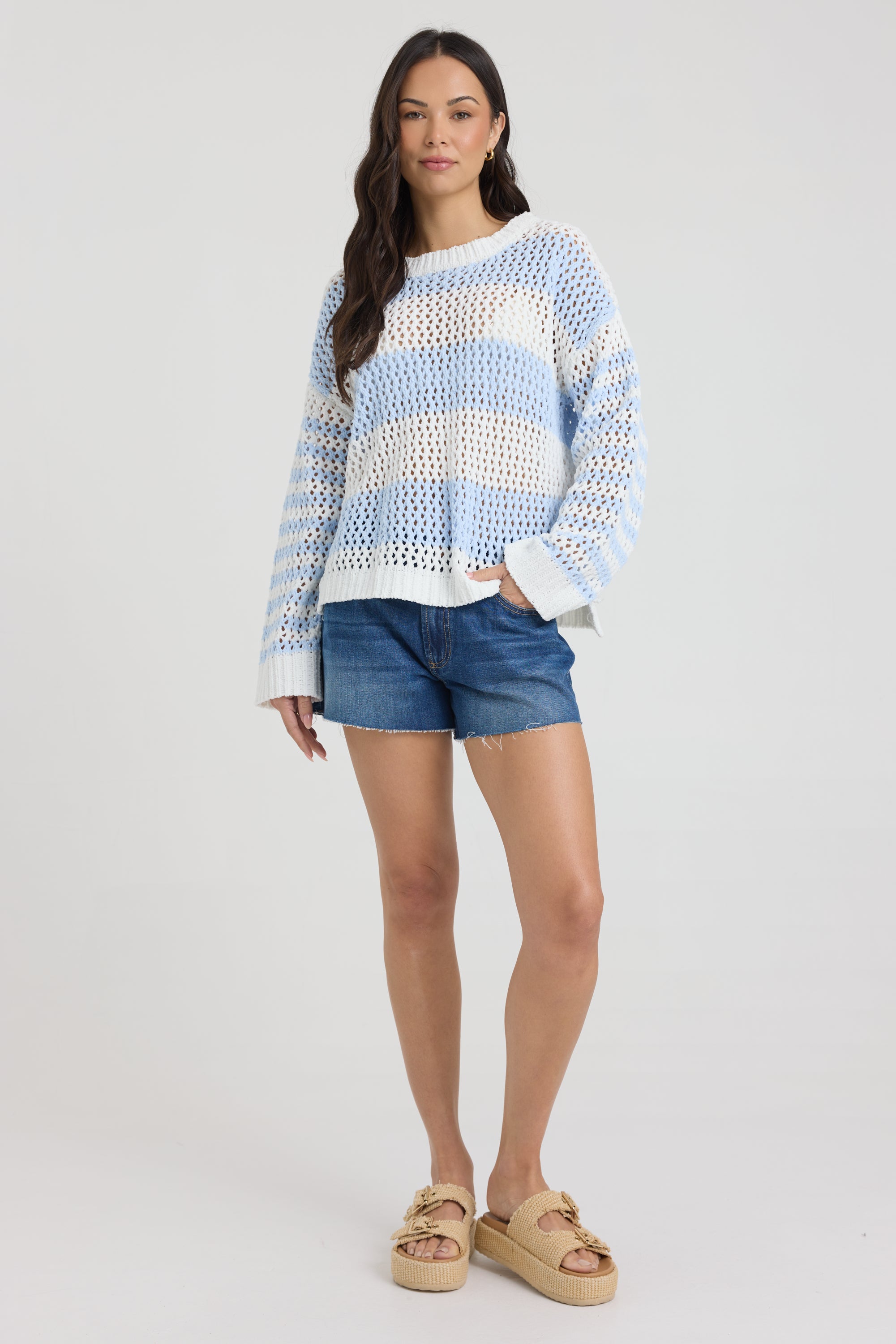 Open Knit Sweater