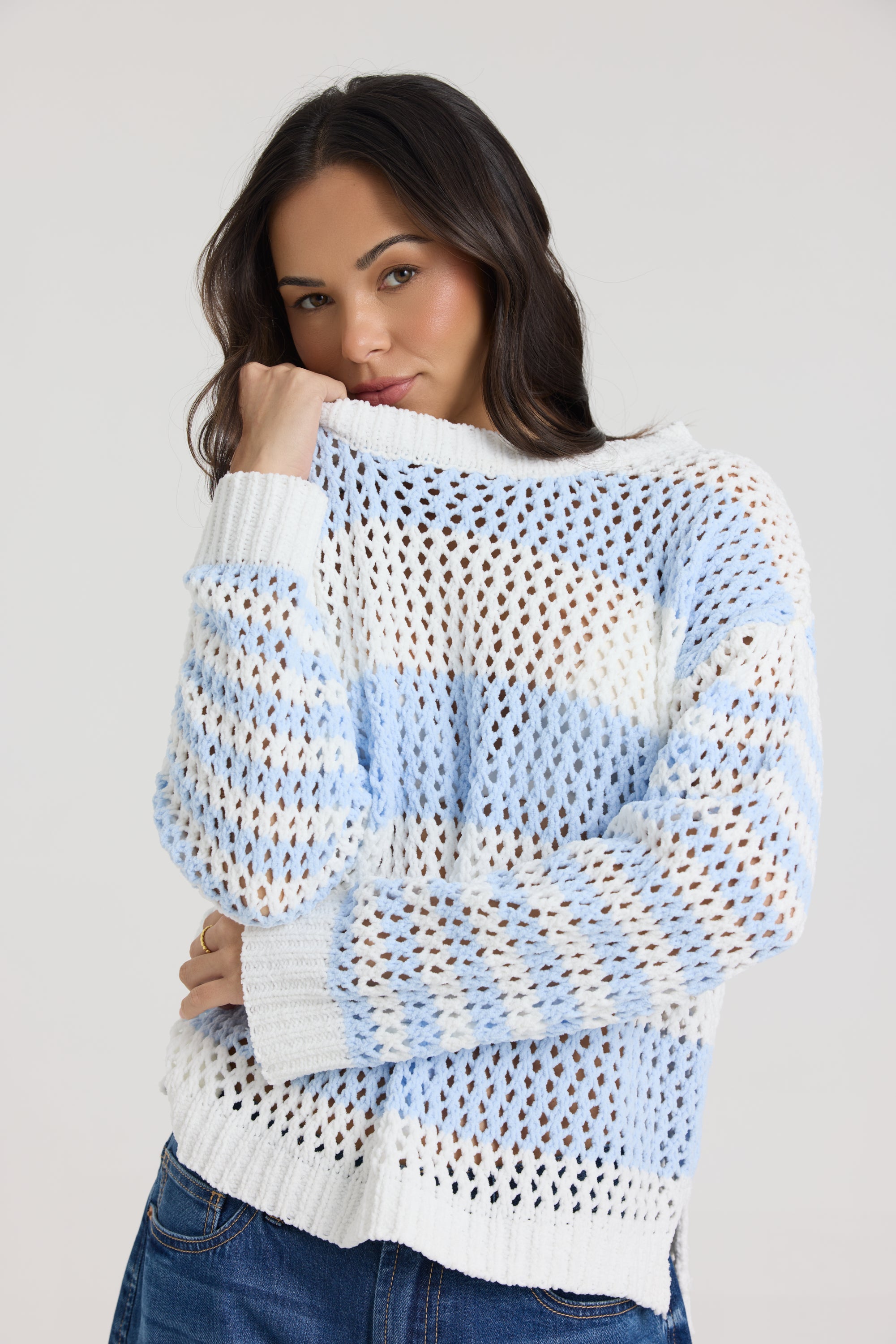 Open Knit Sweater