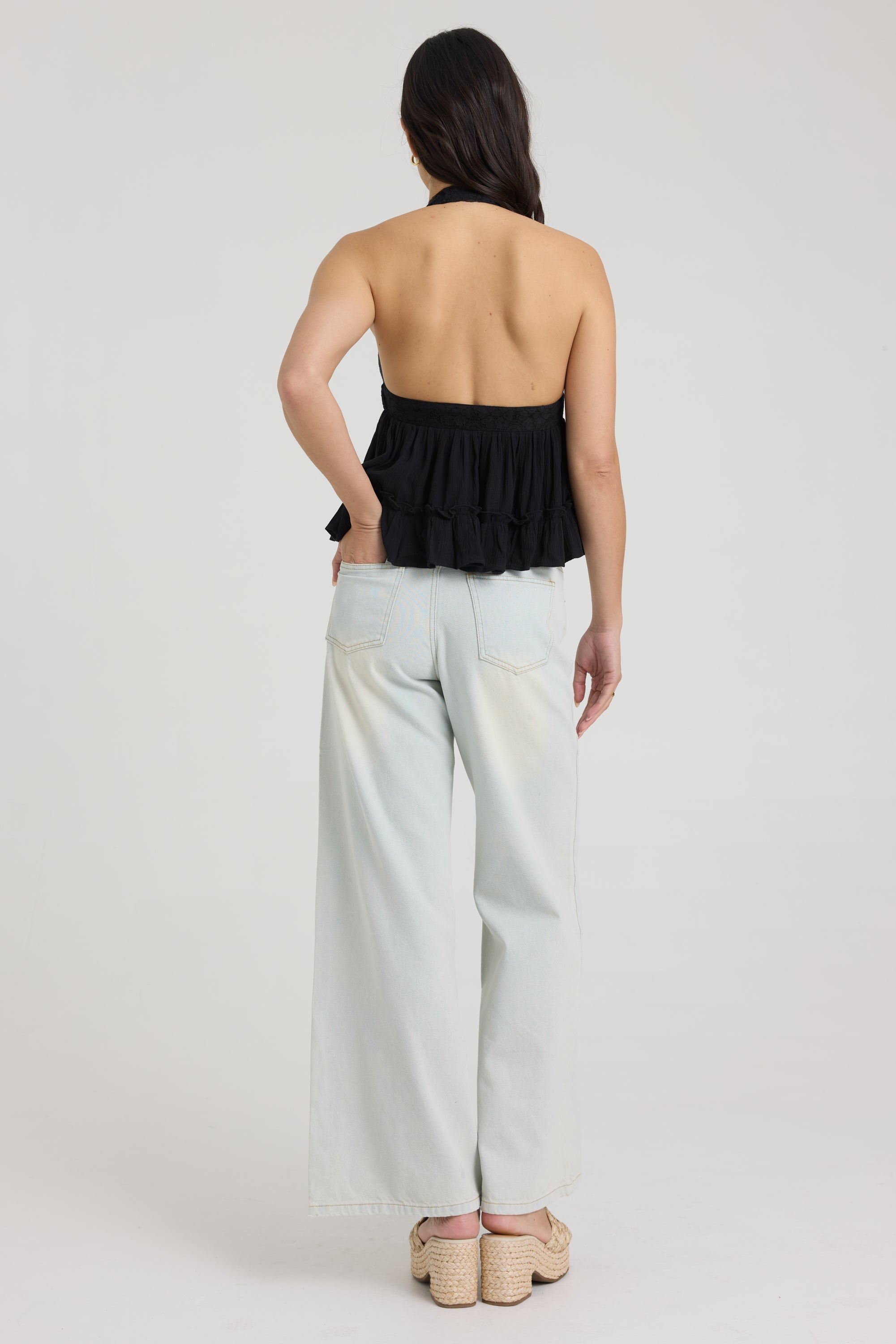 Halter Top with Lace