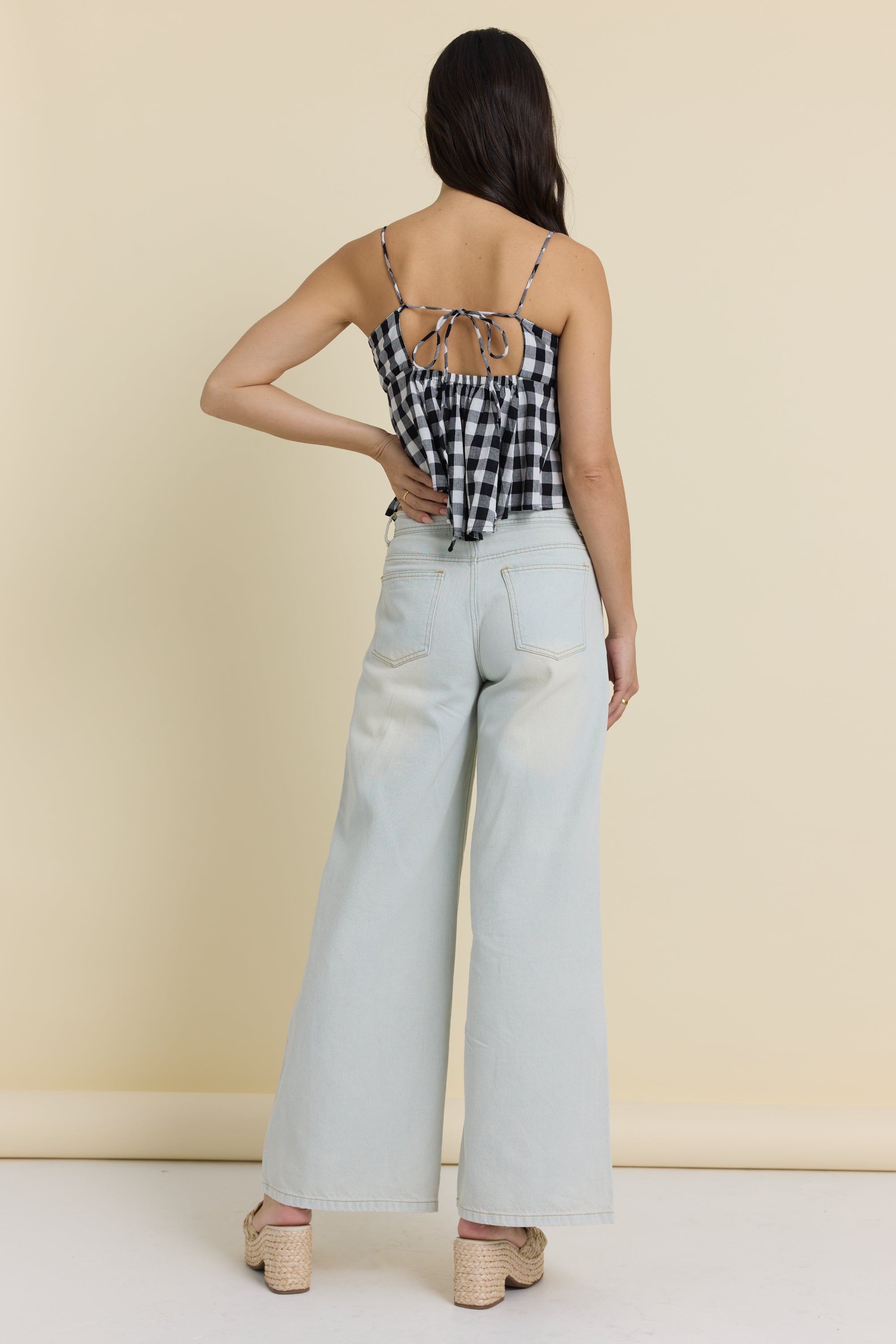 Woven Flowy Top