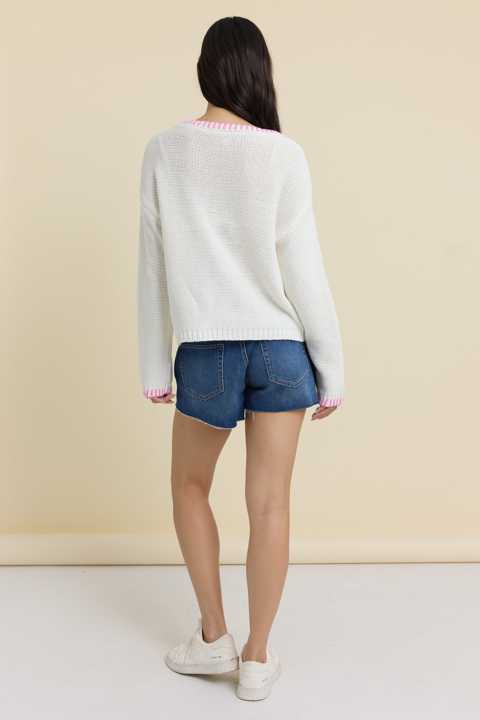 Beach Sweater with Whip Stitch