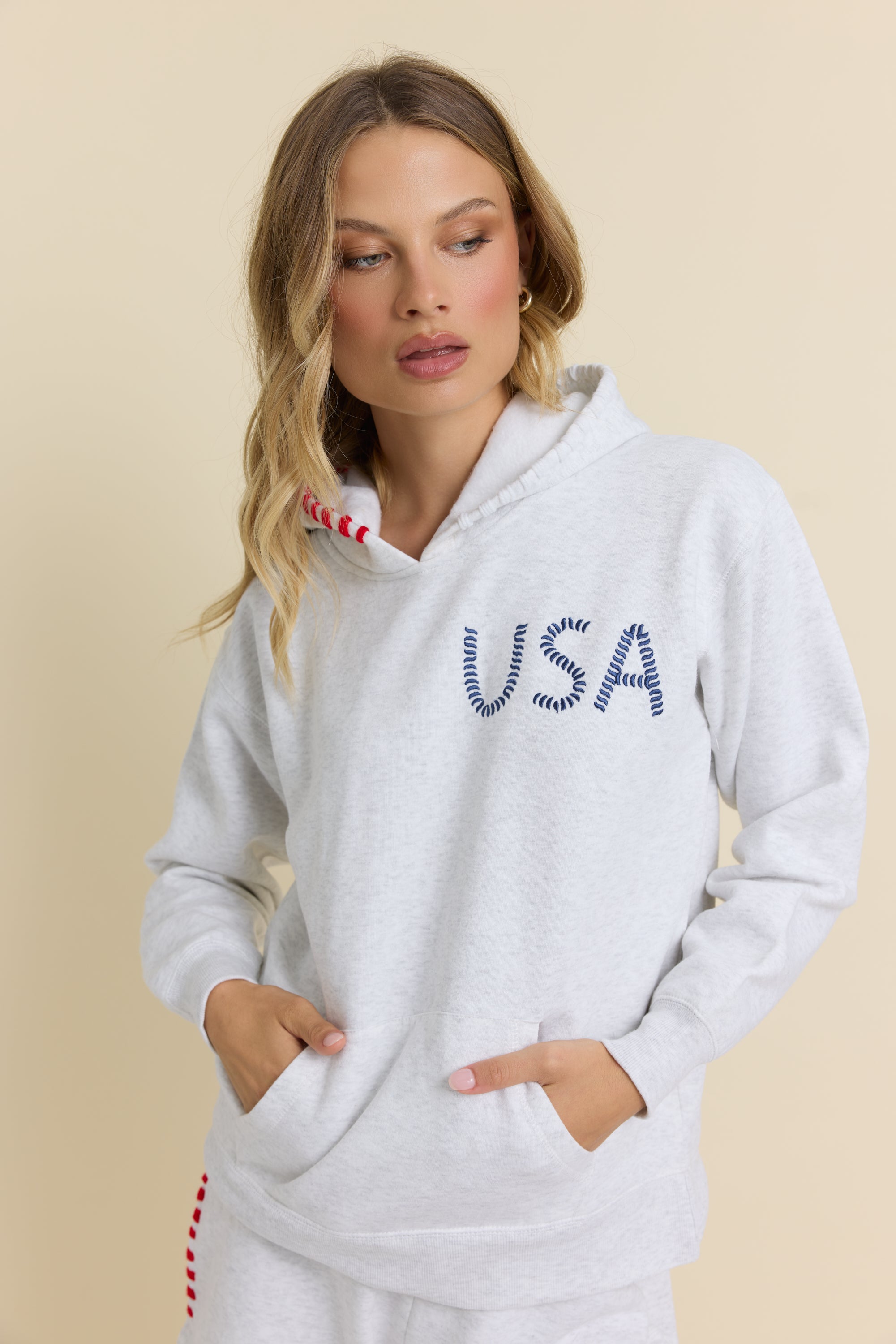Embroidered Surf Wash Hoodie