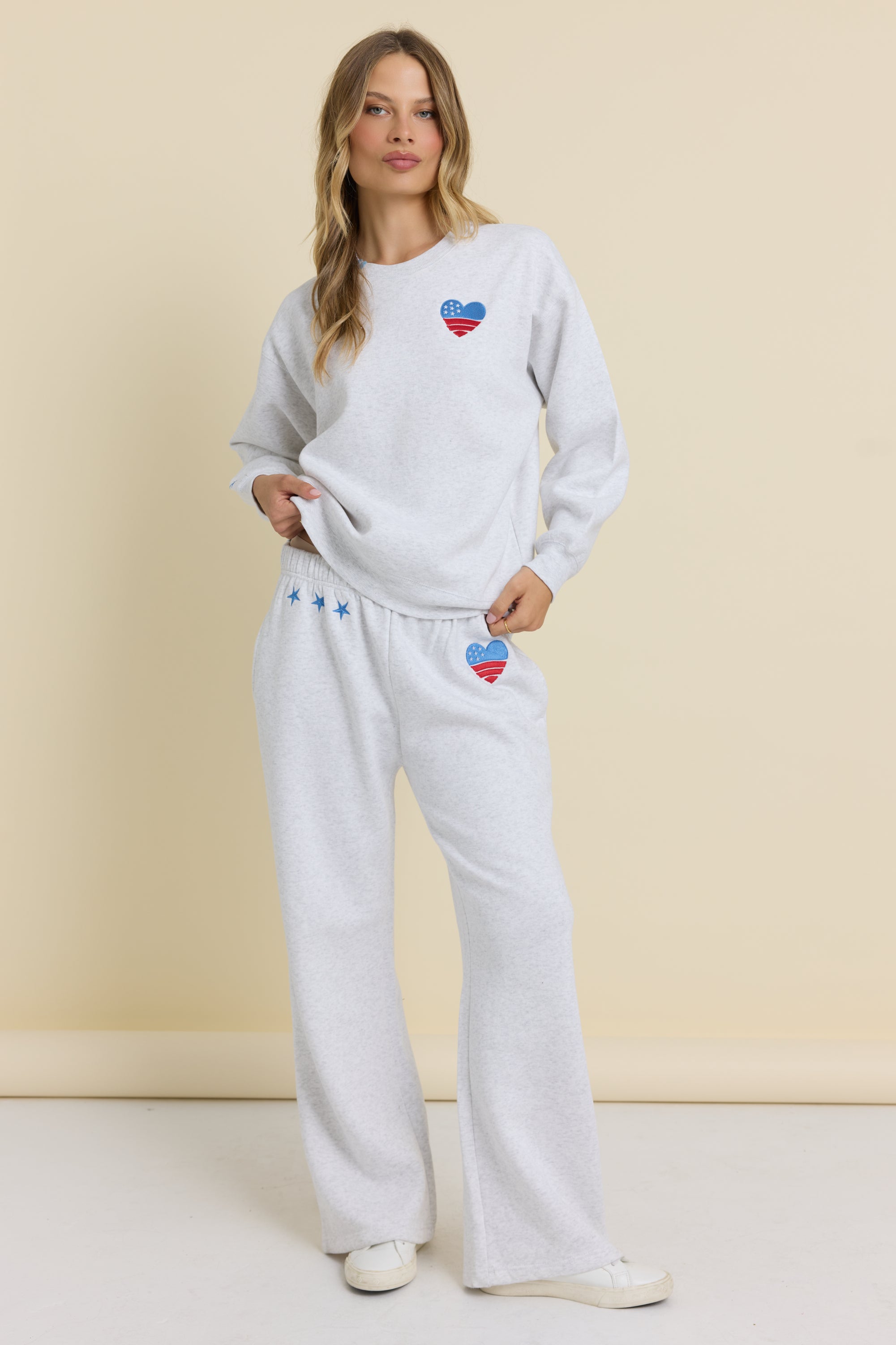 USA Embroidered Crew