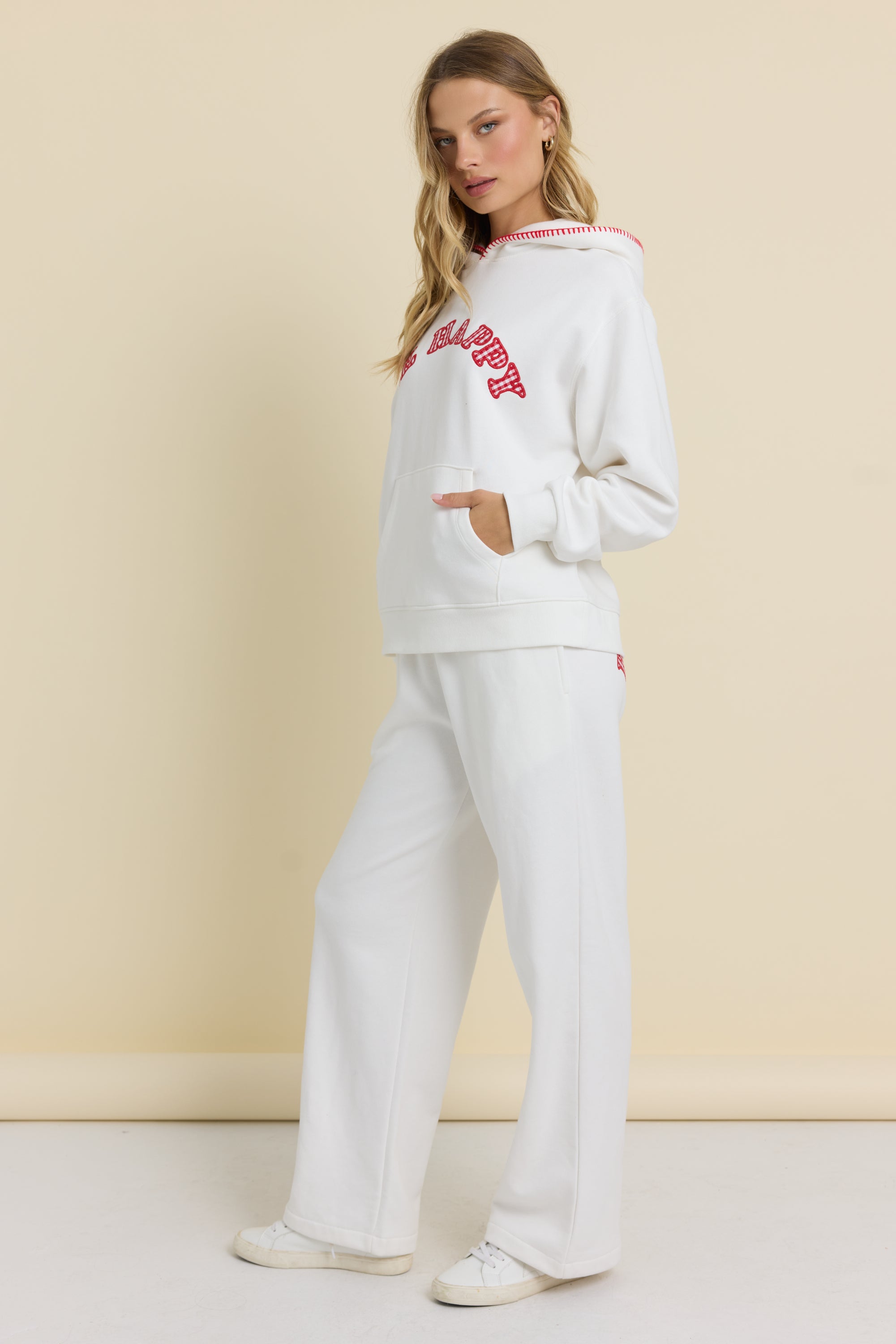 Heavyweight Garment Dye Hoodie with Applique