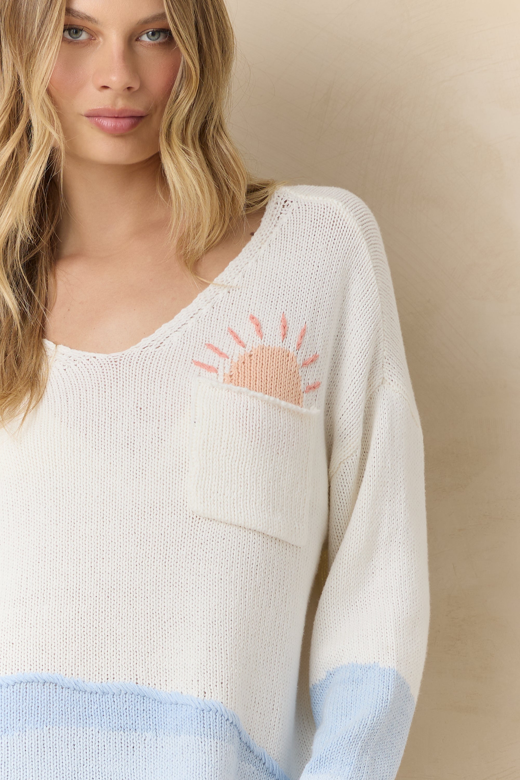 Ocean Sunrise Knit Sweater