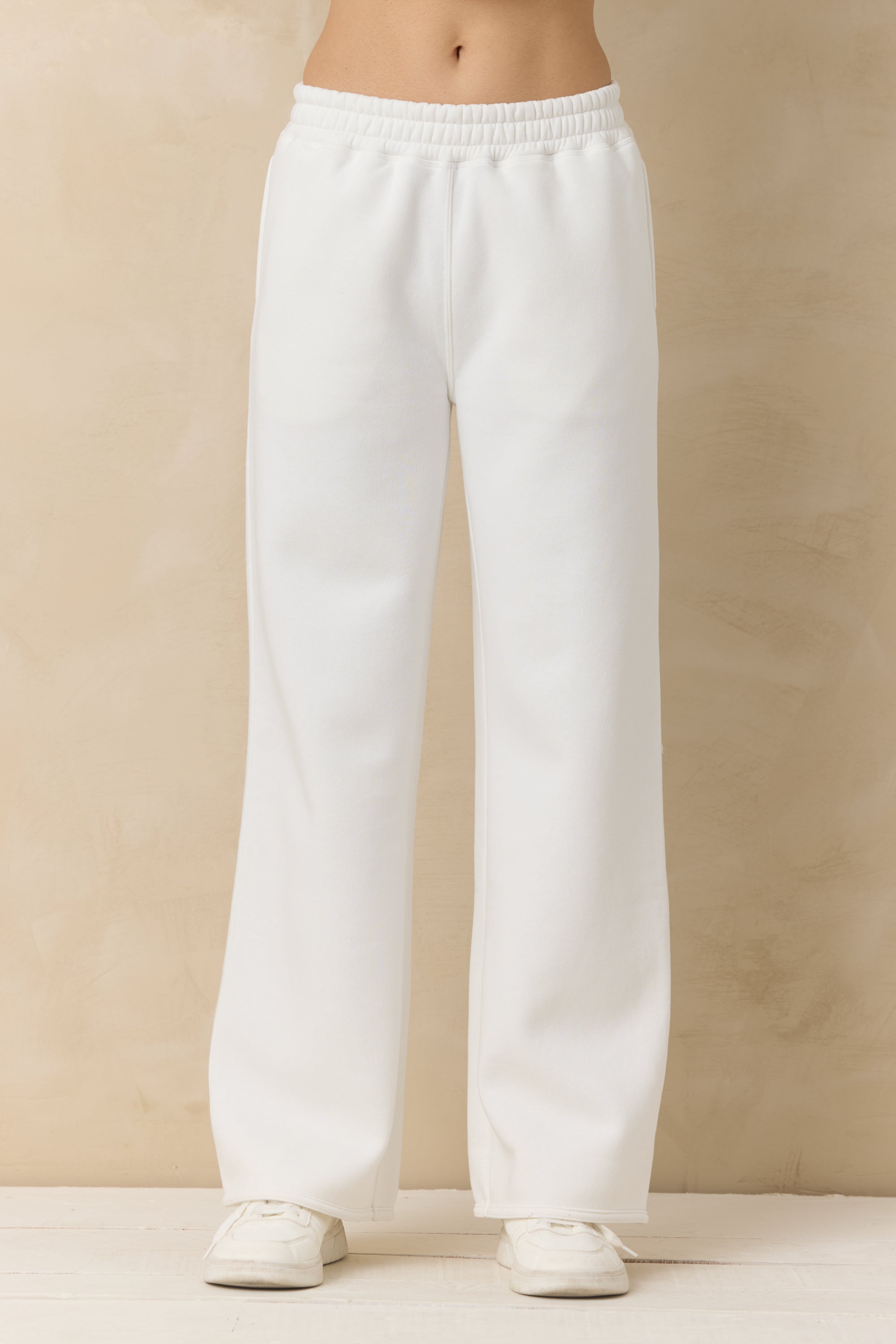 Fleece Wide Leg Pant with USA Applique