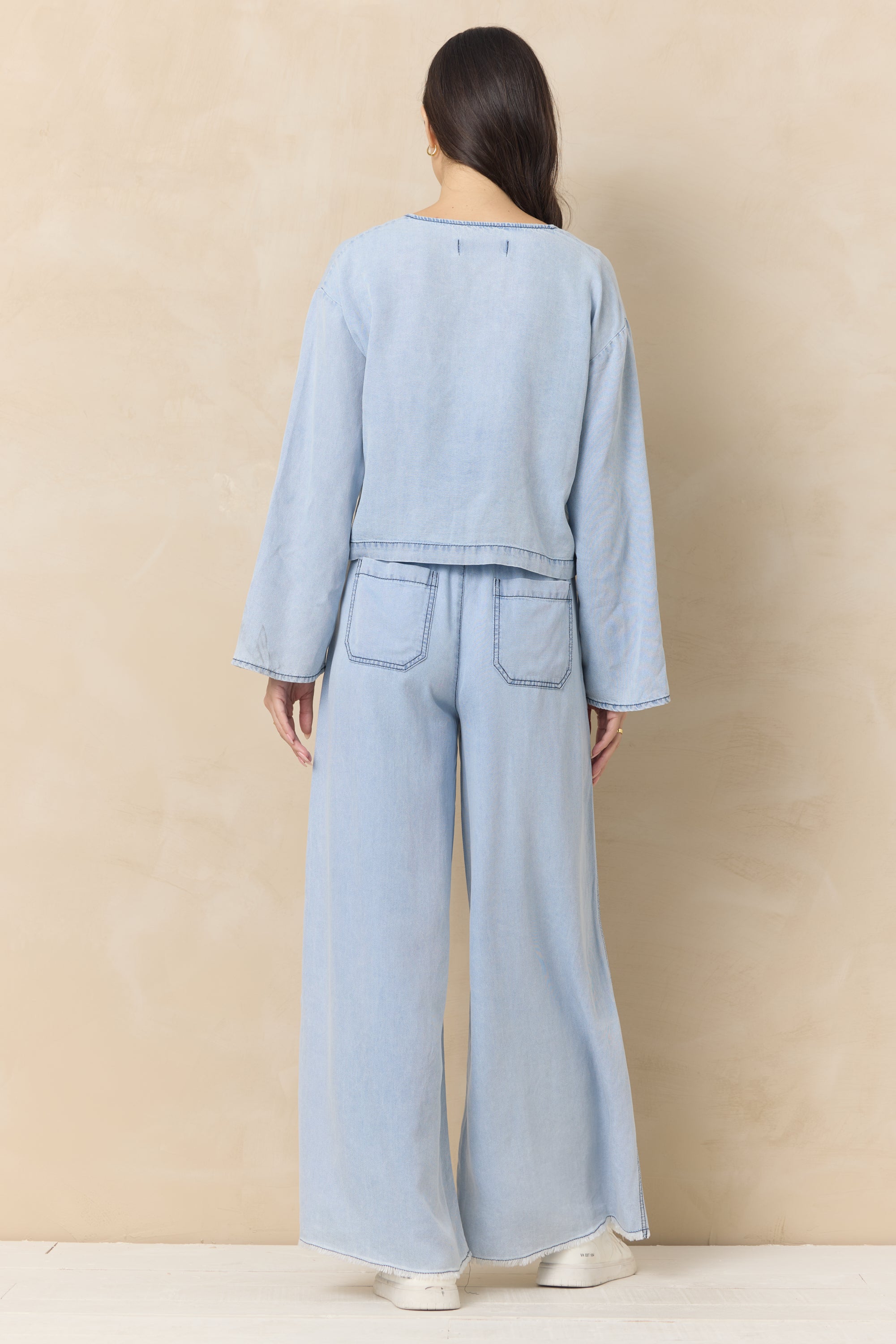 Tencel Wide Leg Pant