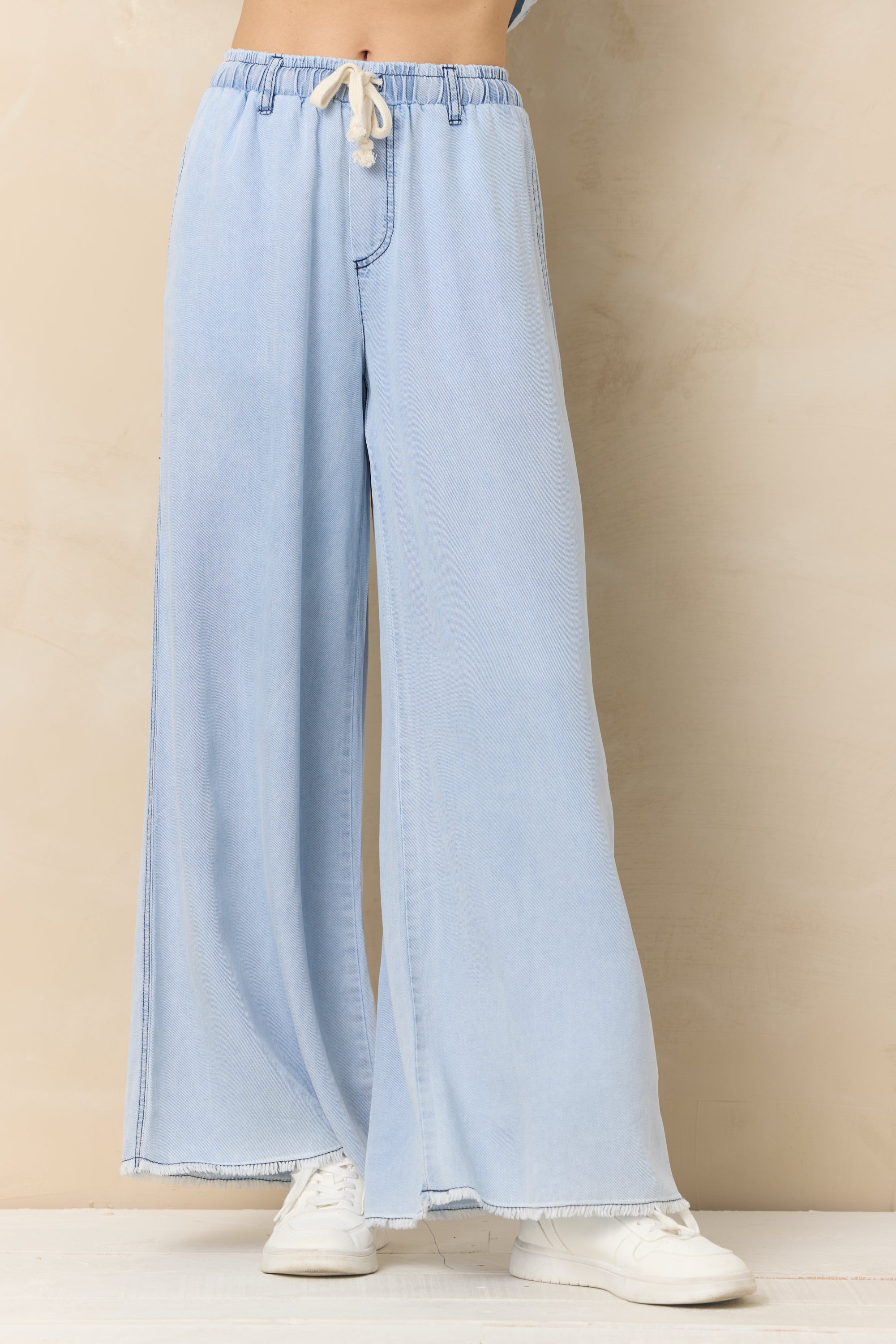 Tencel Wide Leg Pant