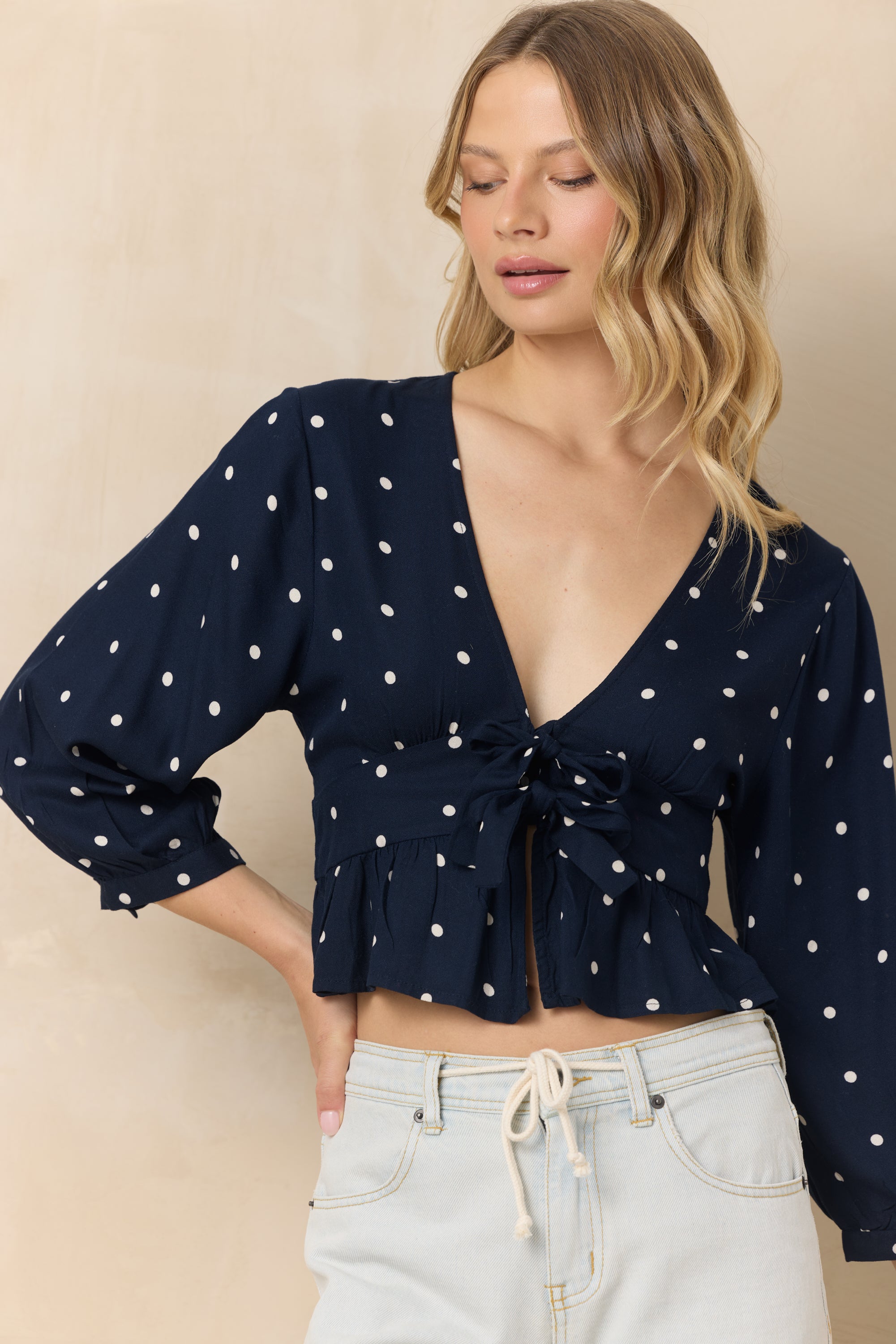 Novelty Long Sleeve Blouse