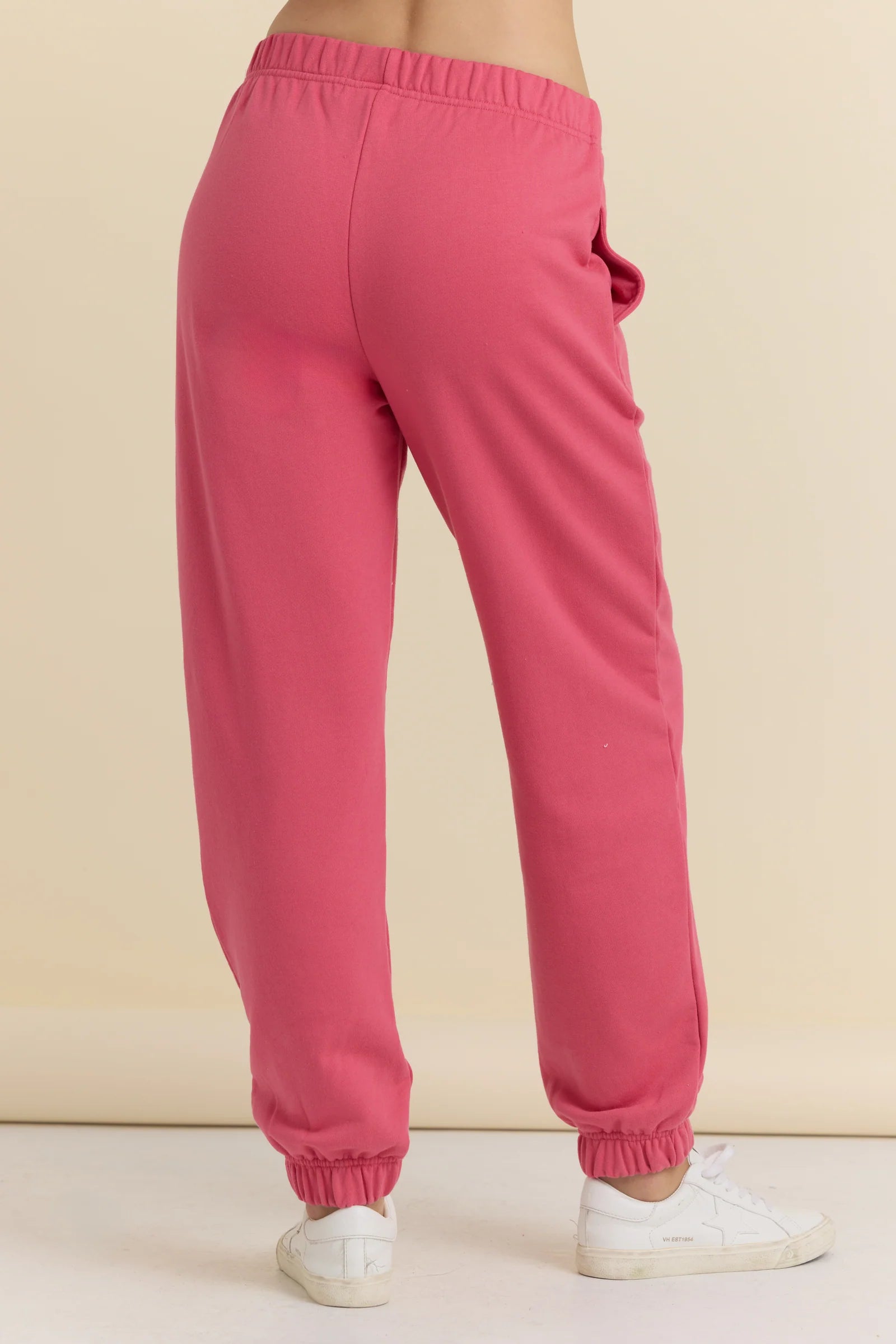 Heart Embroidered French Terry Set