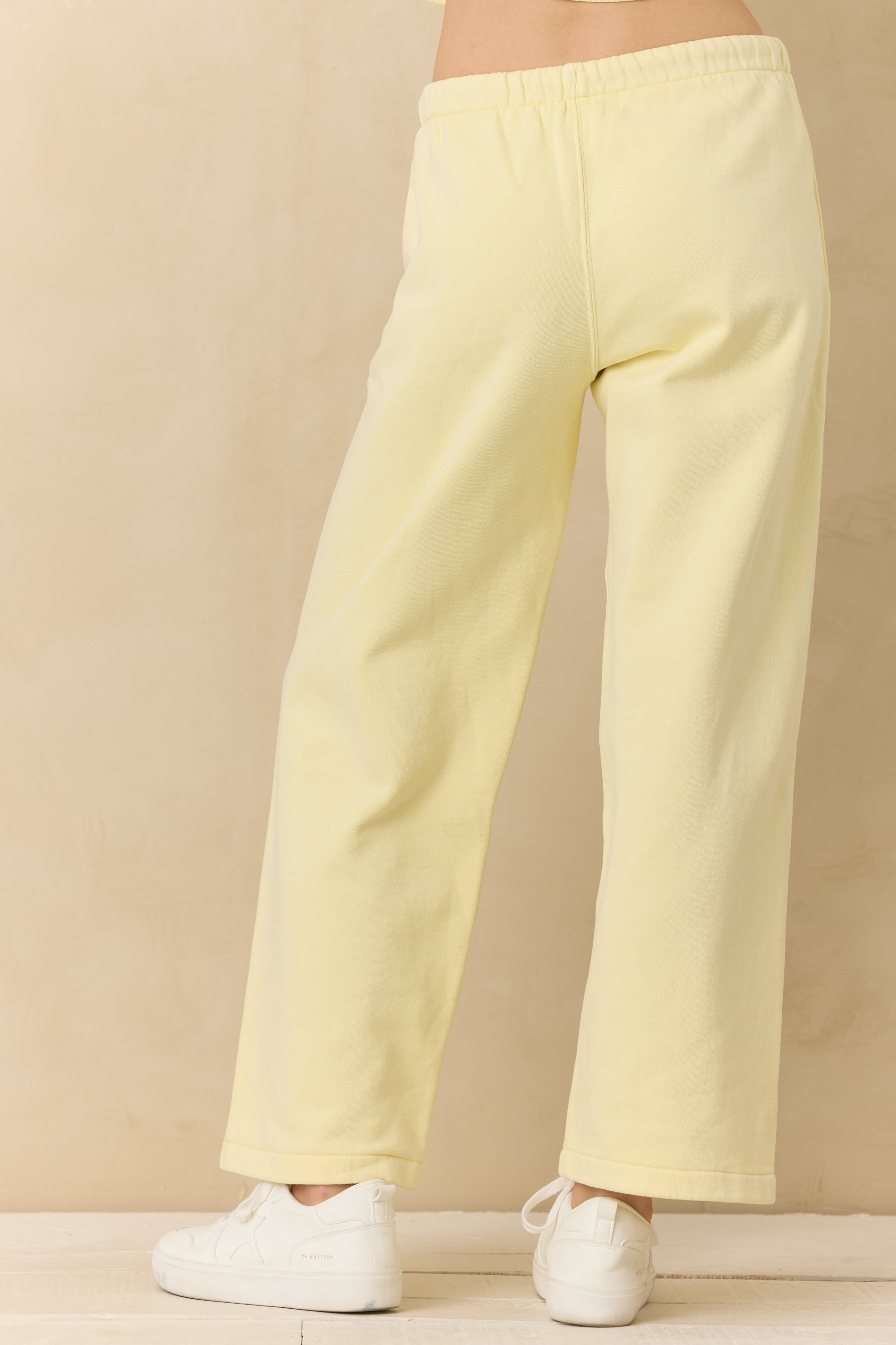 Heavyweight Knit Wide Leg Pant