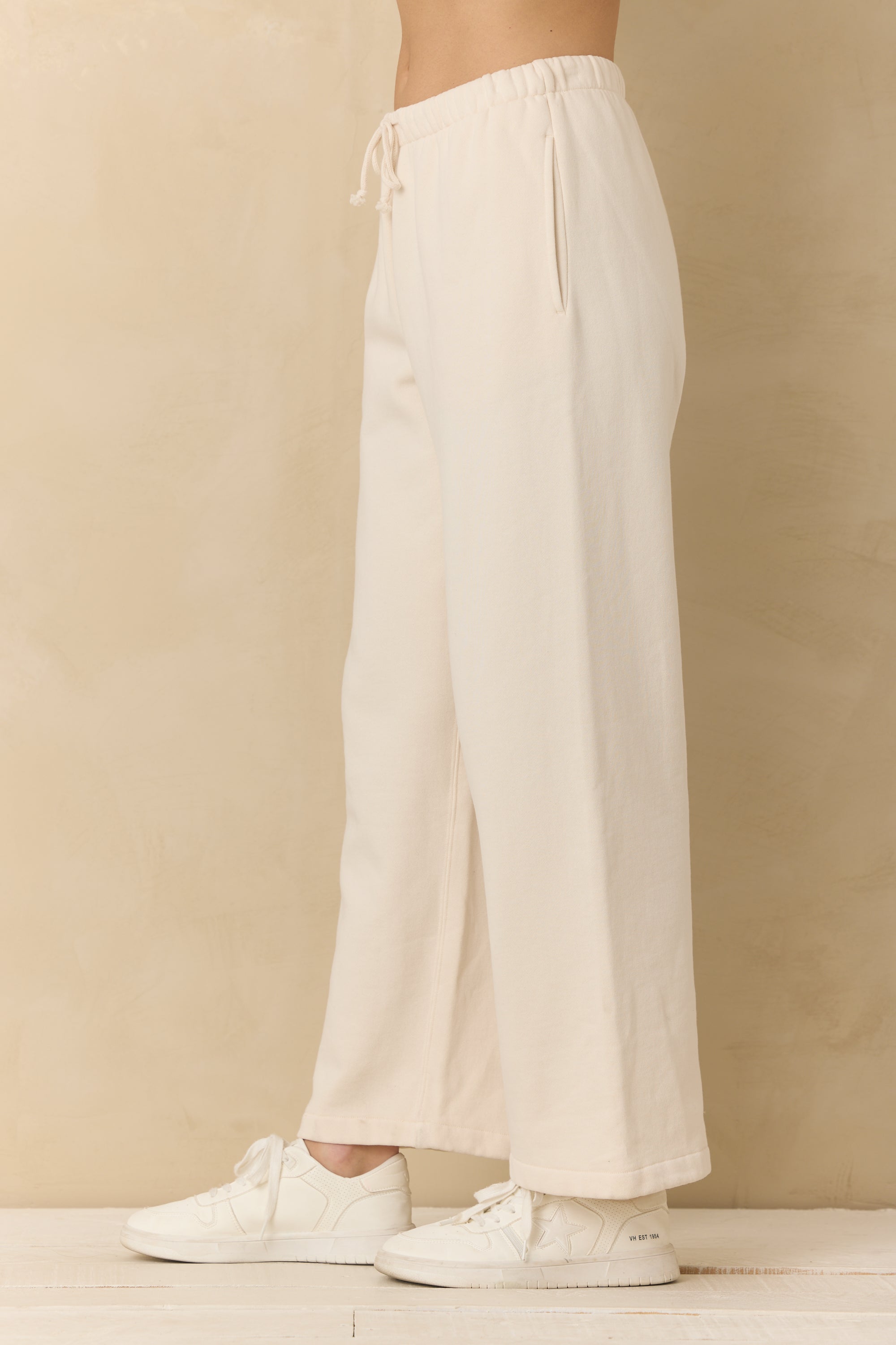 Heavyweight Knit Wide Leg Pant