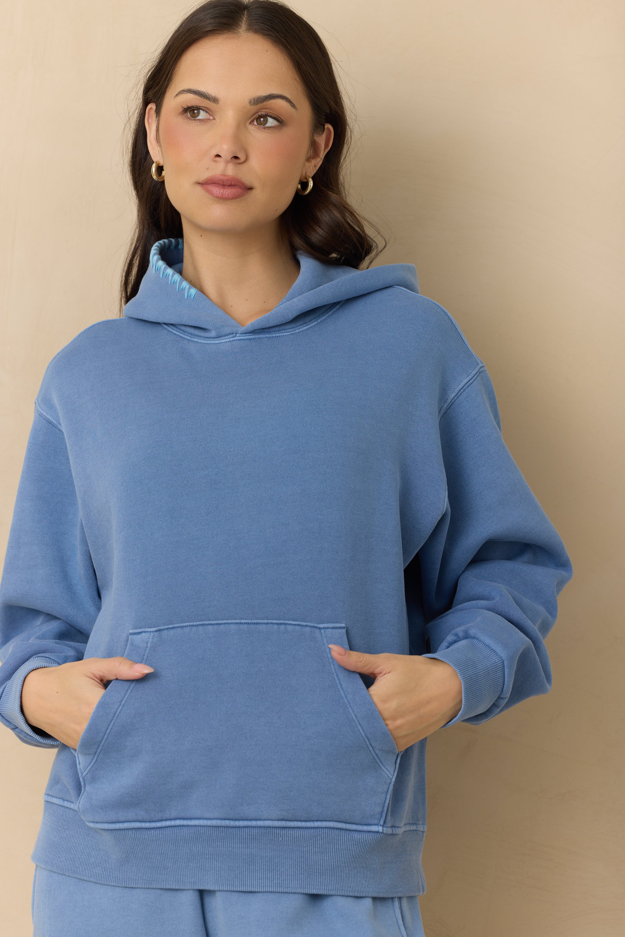 Heavyweight Hoodie with Stitching