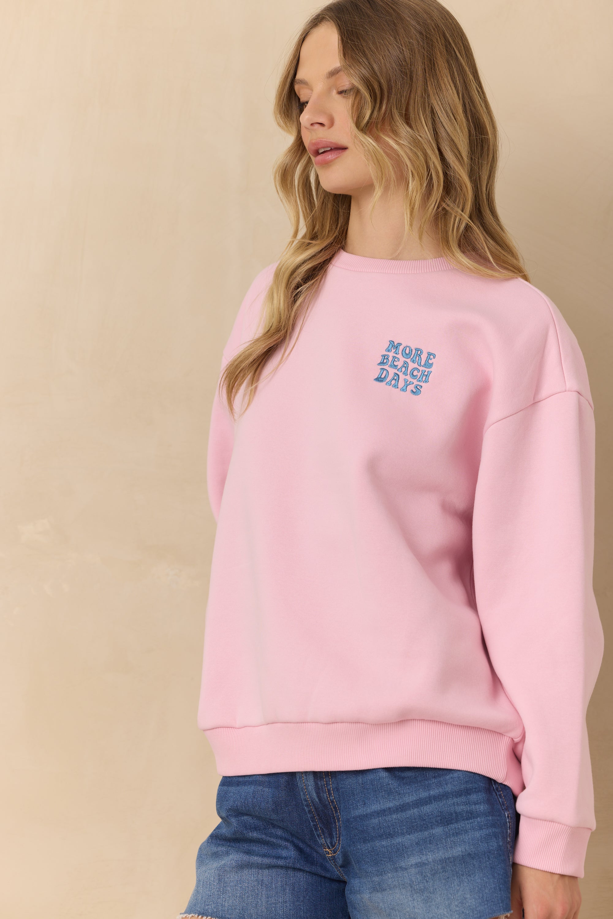 Comfort Fleece Crew with Embroidery