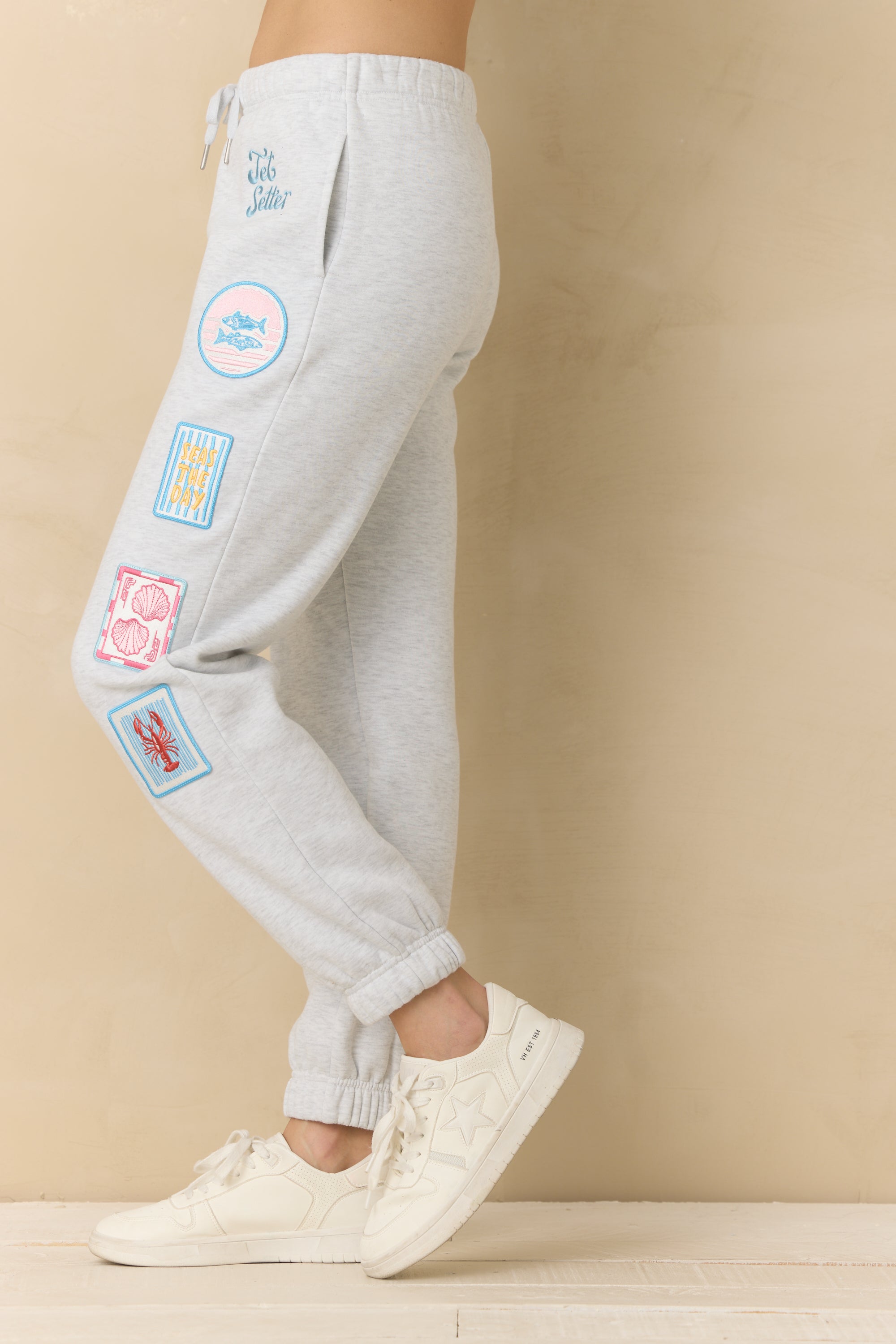 Ultra Fleece Joggers with Patches & Embroidery