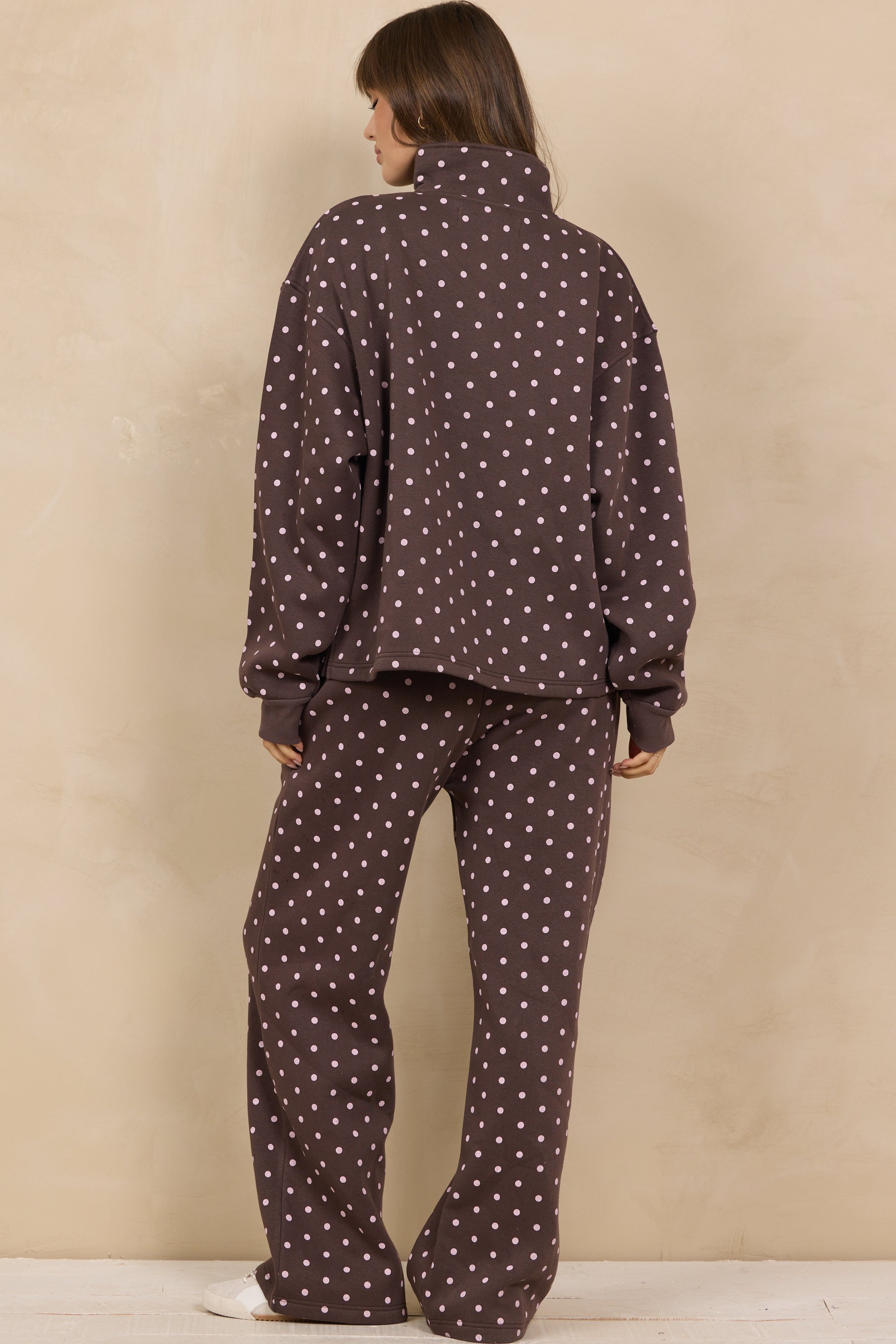 Printed Essential Fleece Quarter Zip