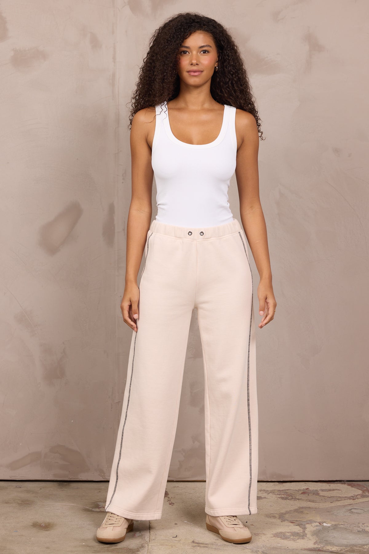 Garment Dye Pant w/ Contrast Stitching