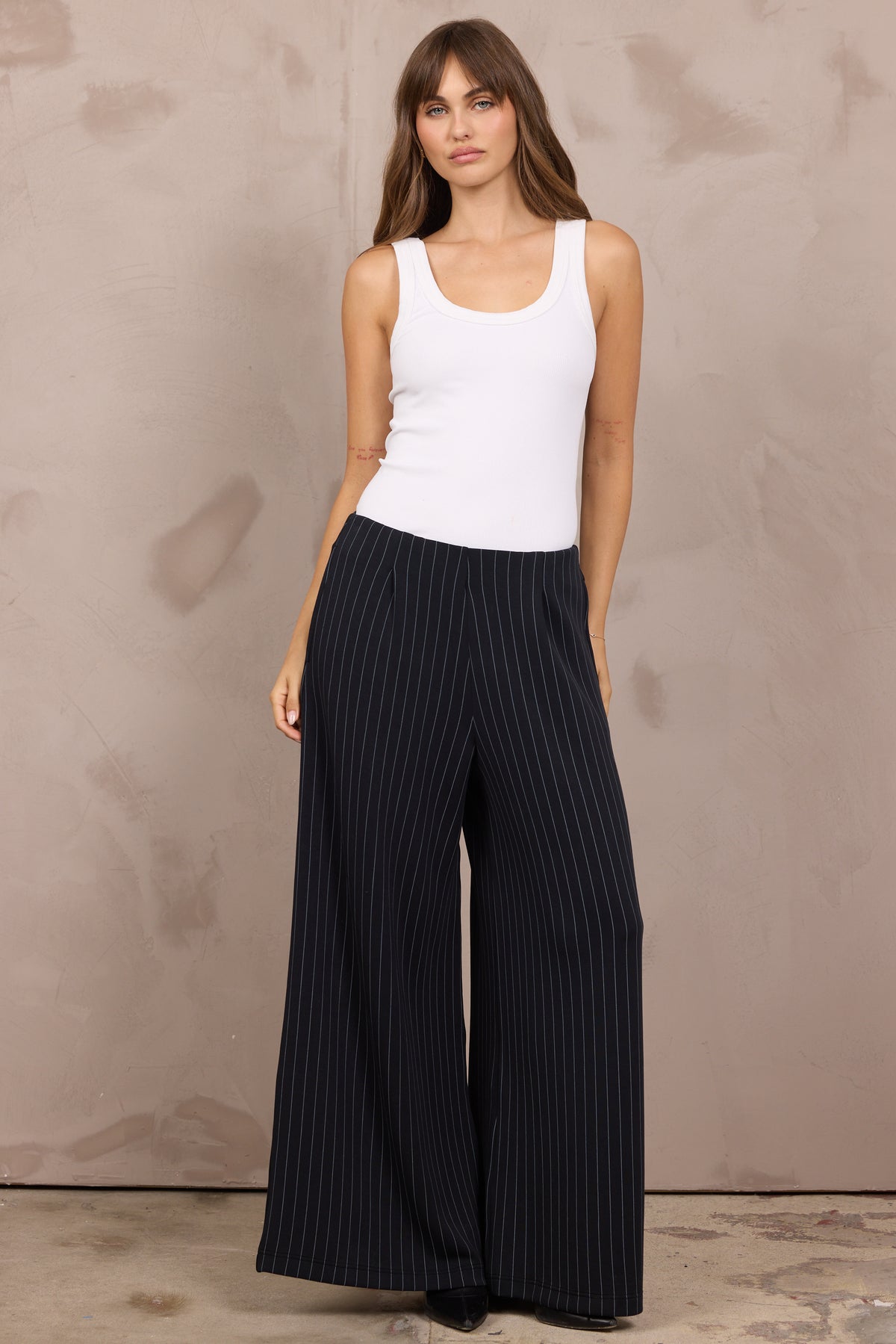 Pleated Front Pant
