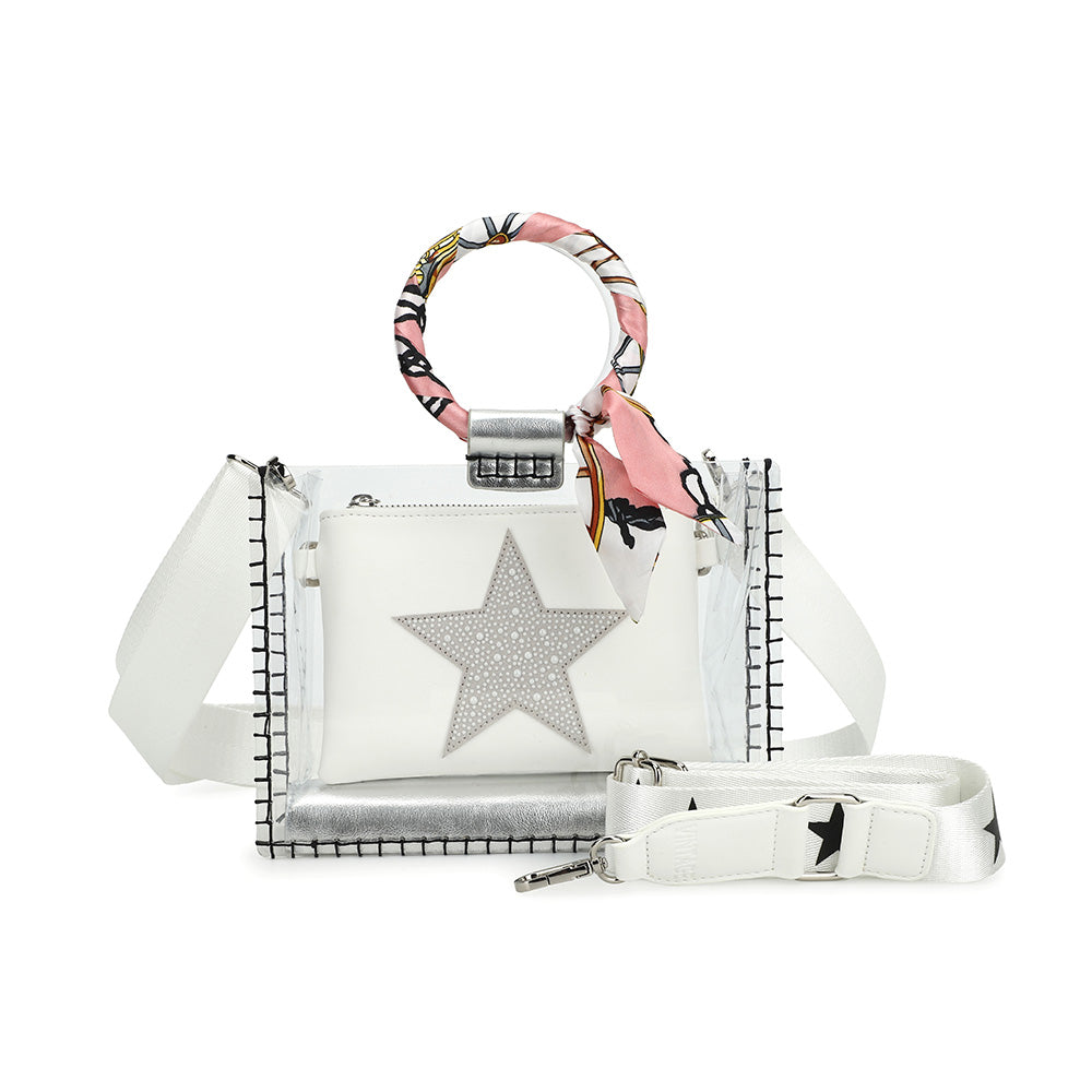 MINI MOLLY - SCARF WHITE PEARL