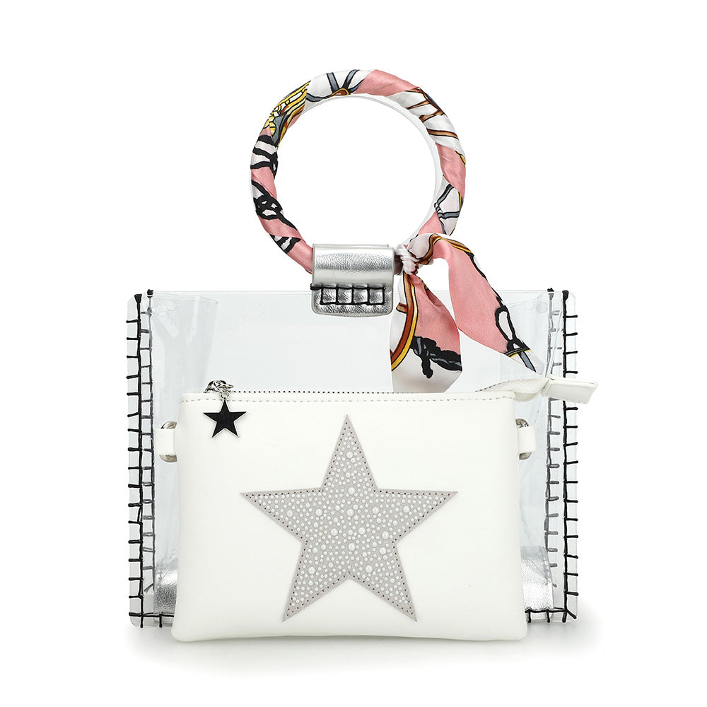 MINI MOLLY - SCARF WHITE PEARL