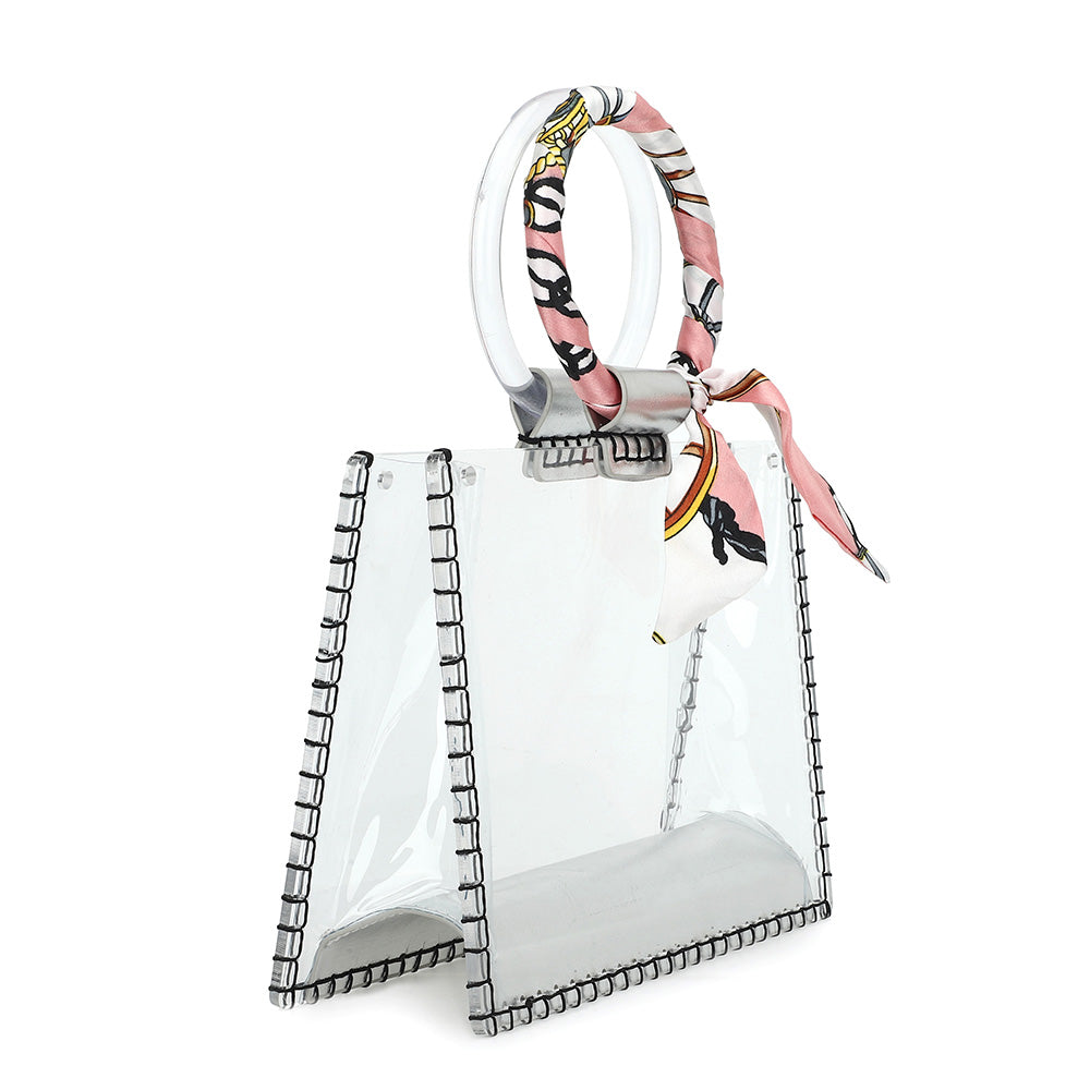 MINI MOLLY - SCARF WHITE PEARL