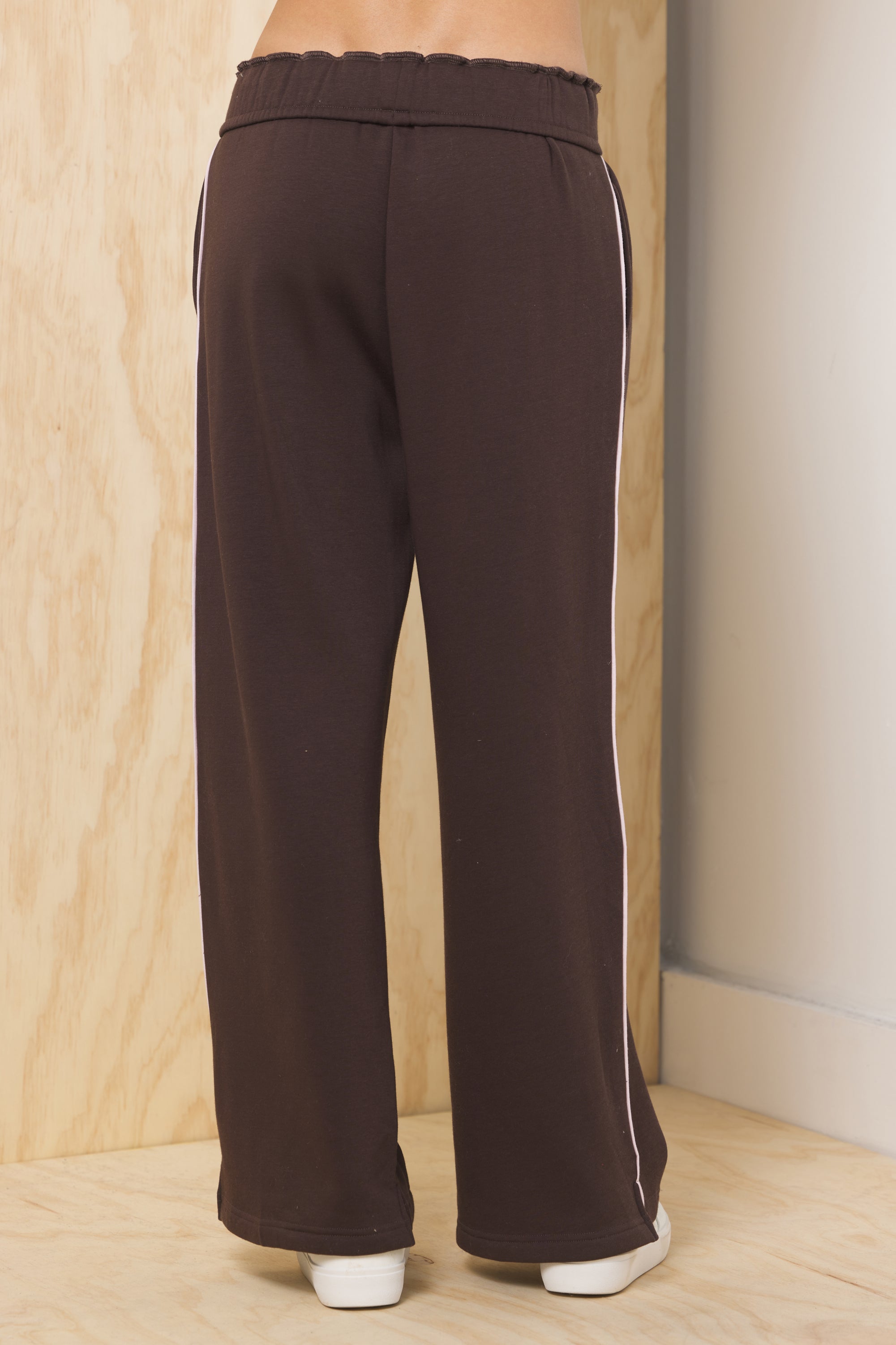 Teddy Fleece Wide Leg Pant