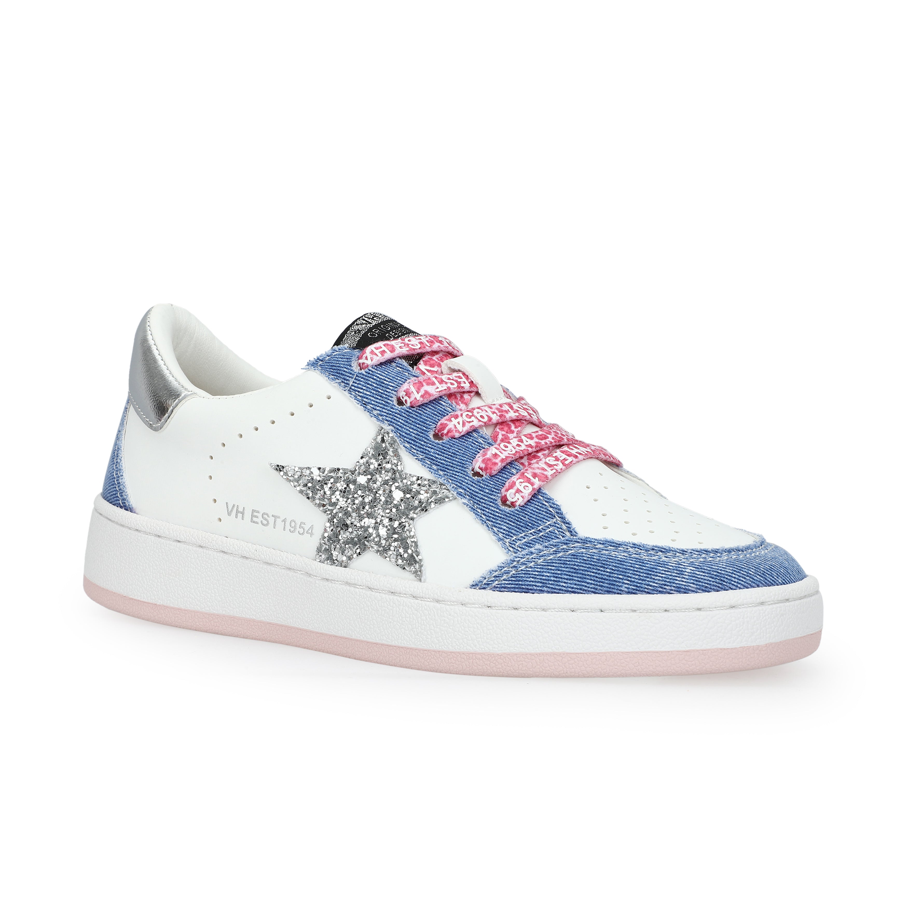 KIDS BETTY - WHITE DENIM MULTI