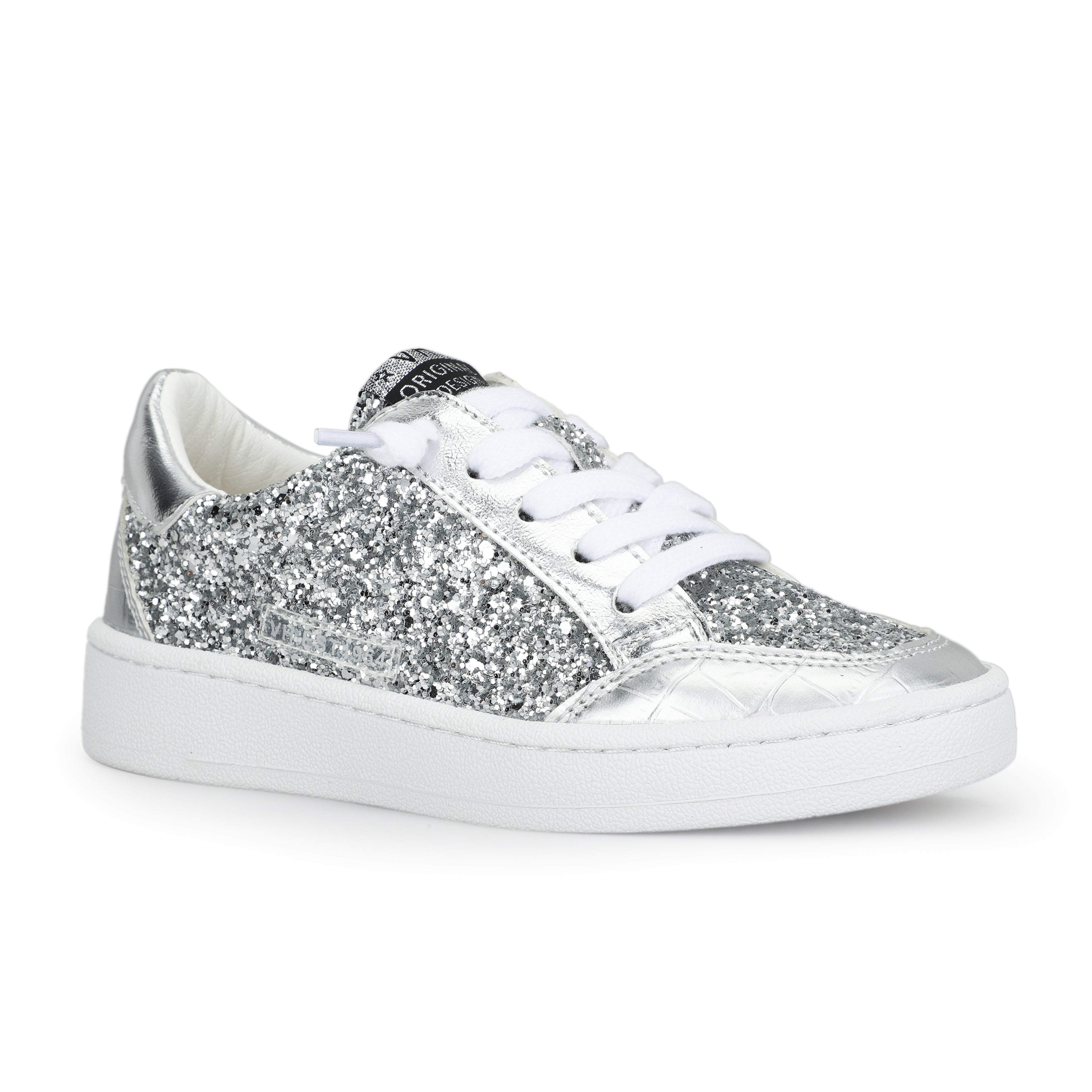 KIDS HALEE - WASHED SILVER CROCO