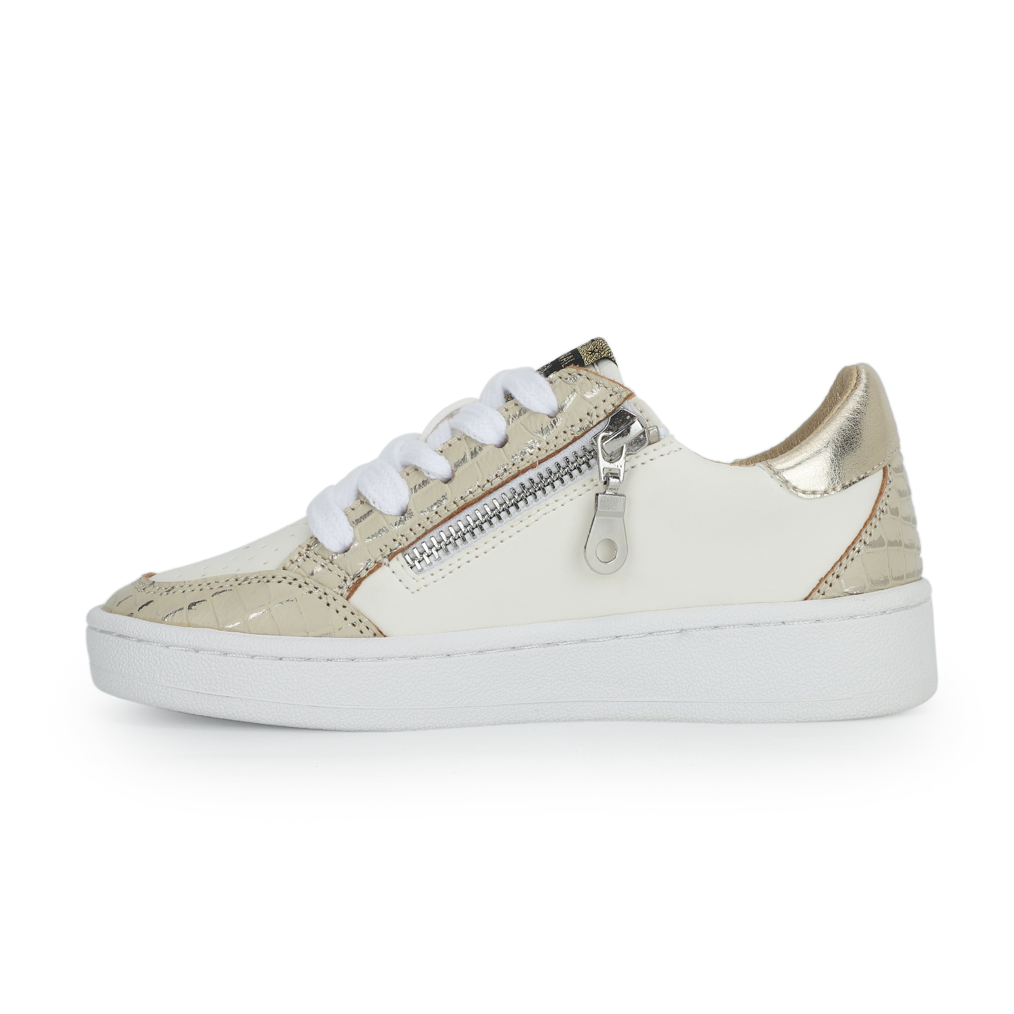 KIDS HALEE - WHITE NUDE CROCO
