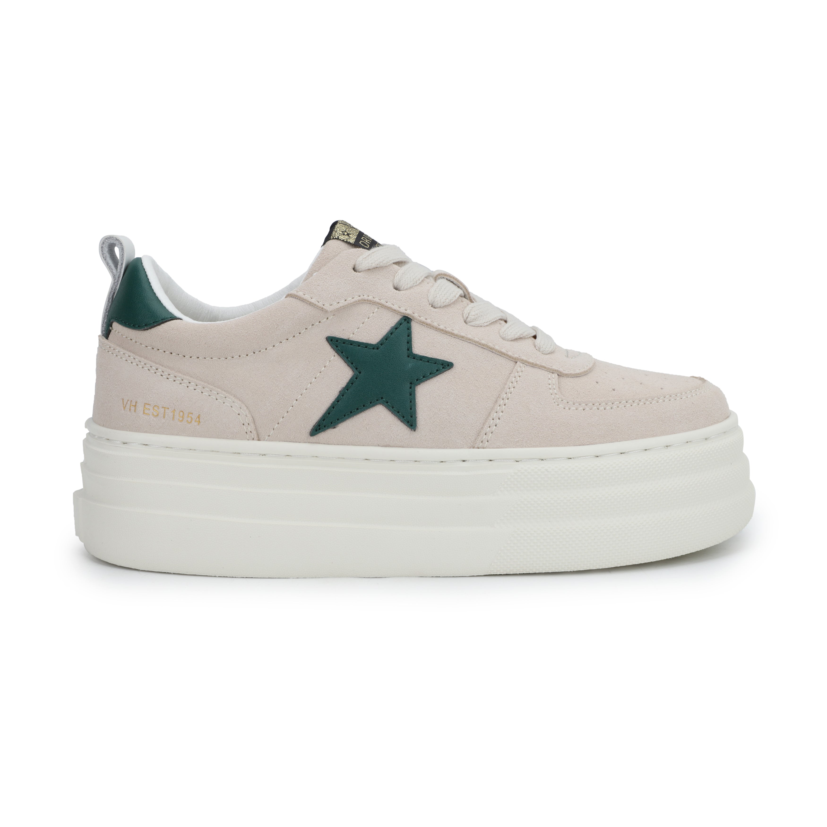 HUNTER - GREY SUEDE GREEN