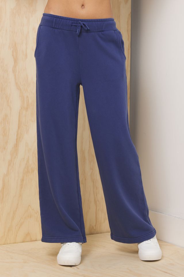 Garment Dye Wide Leg Pant
