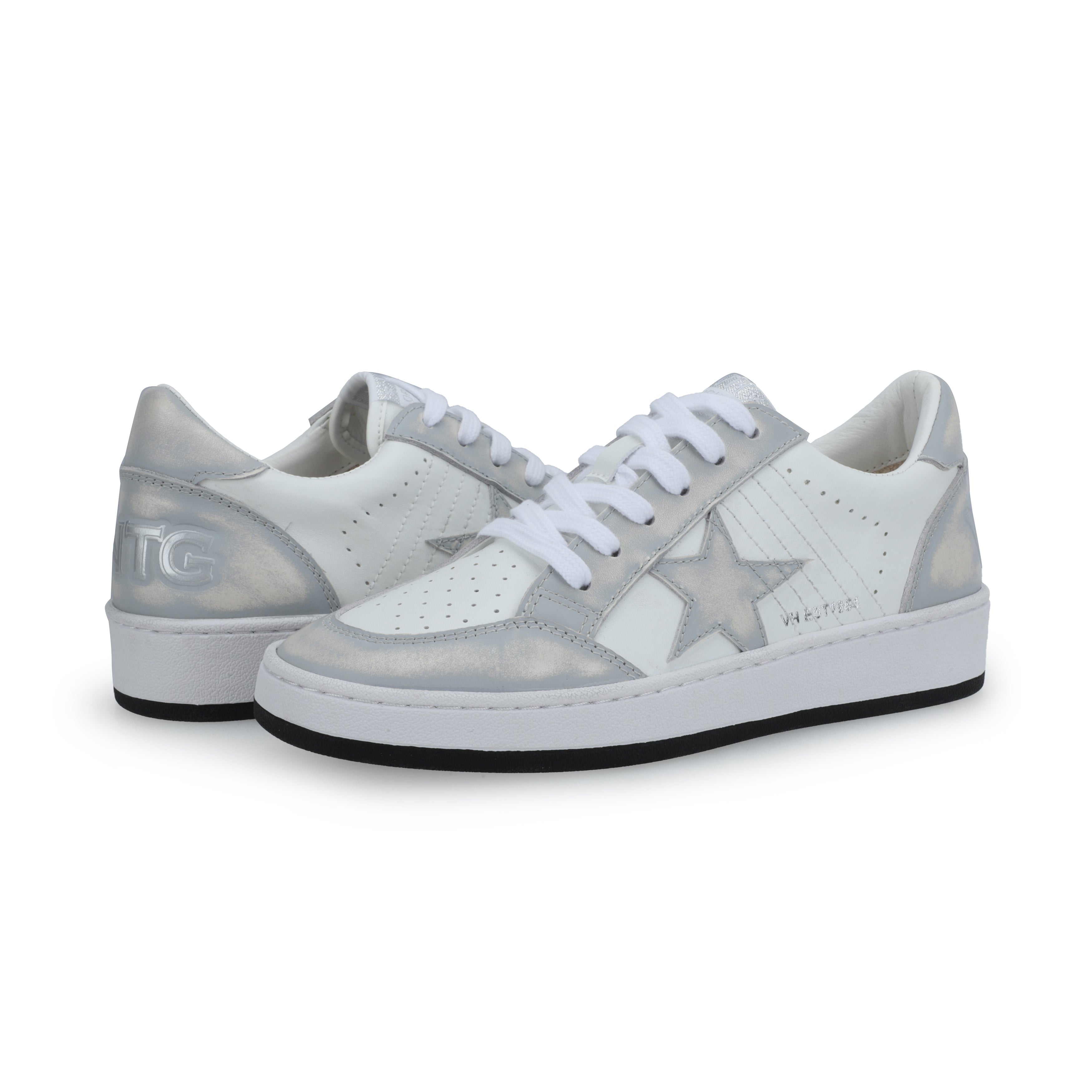 Kristen Silver Black Footwear from Vintage Havana, view 3