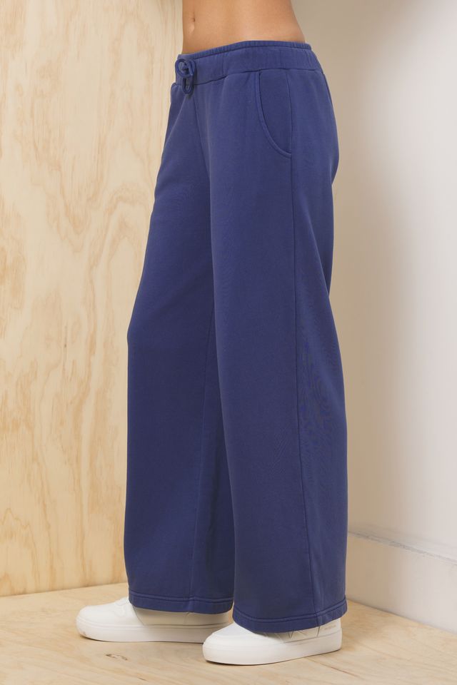 Garment Dye Wide Leg Pant