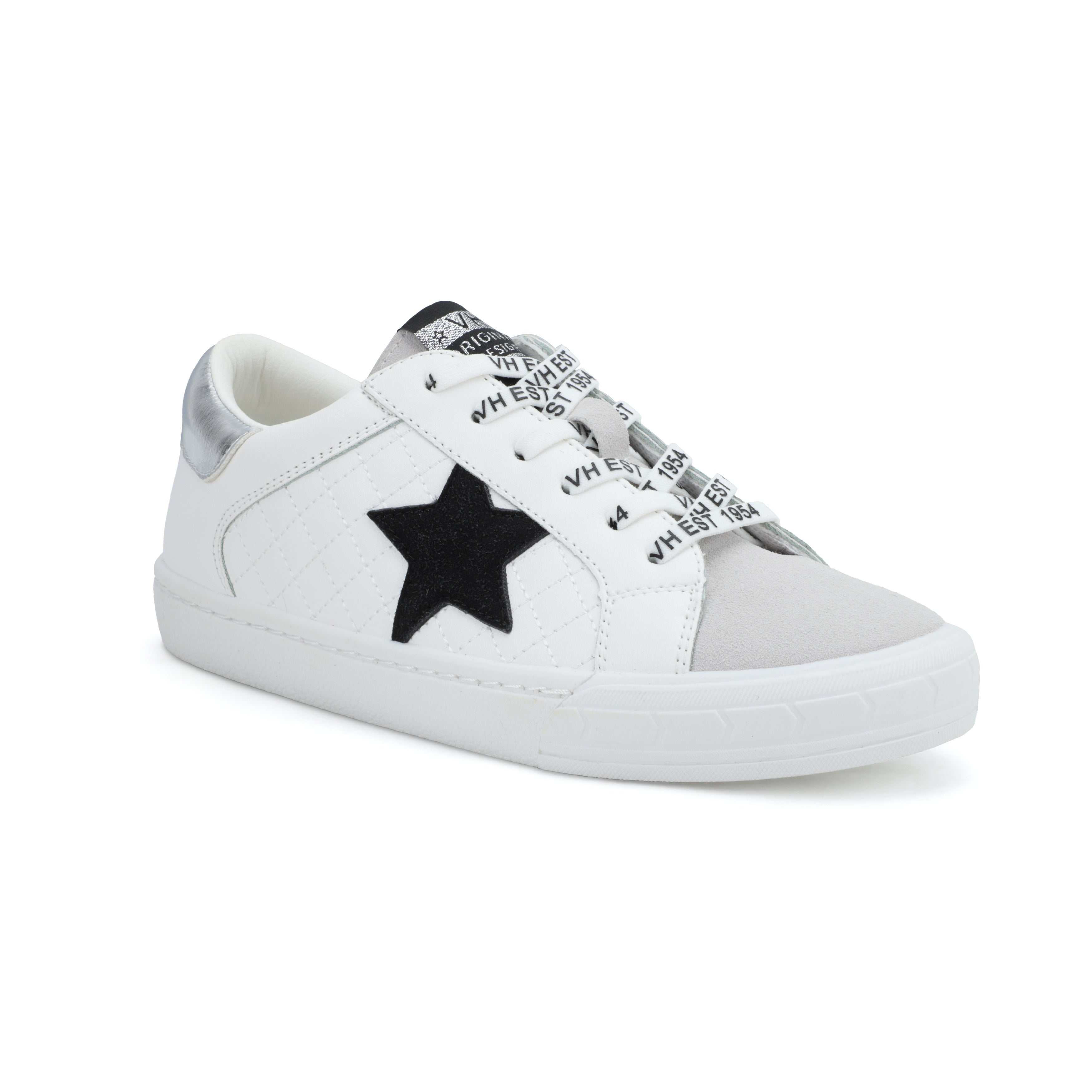 RUSH - WHITE QUILTED/GREY MULTI