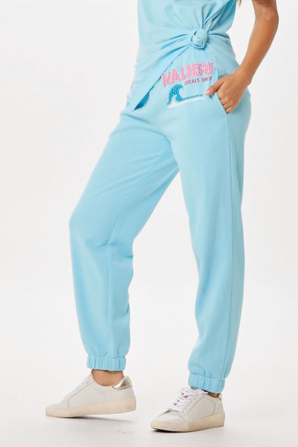 Tropical Blue Malibu Jet Setter Surf Wash Jogger