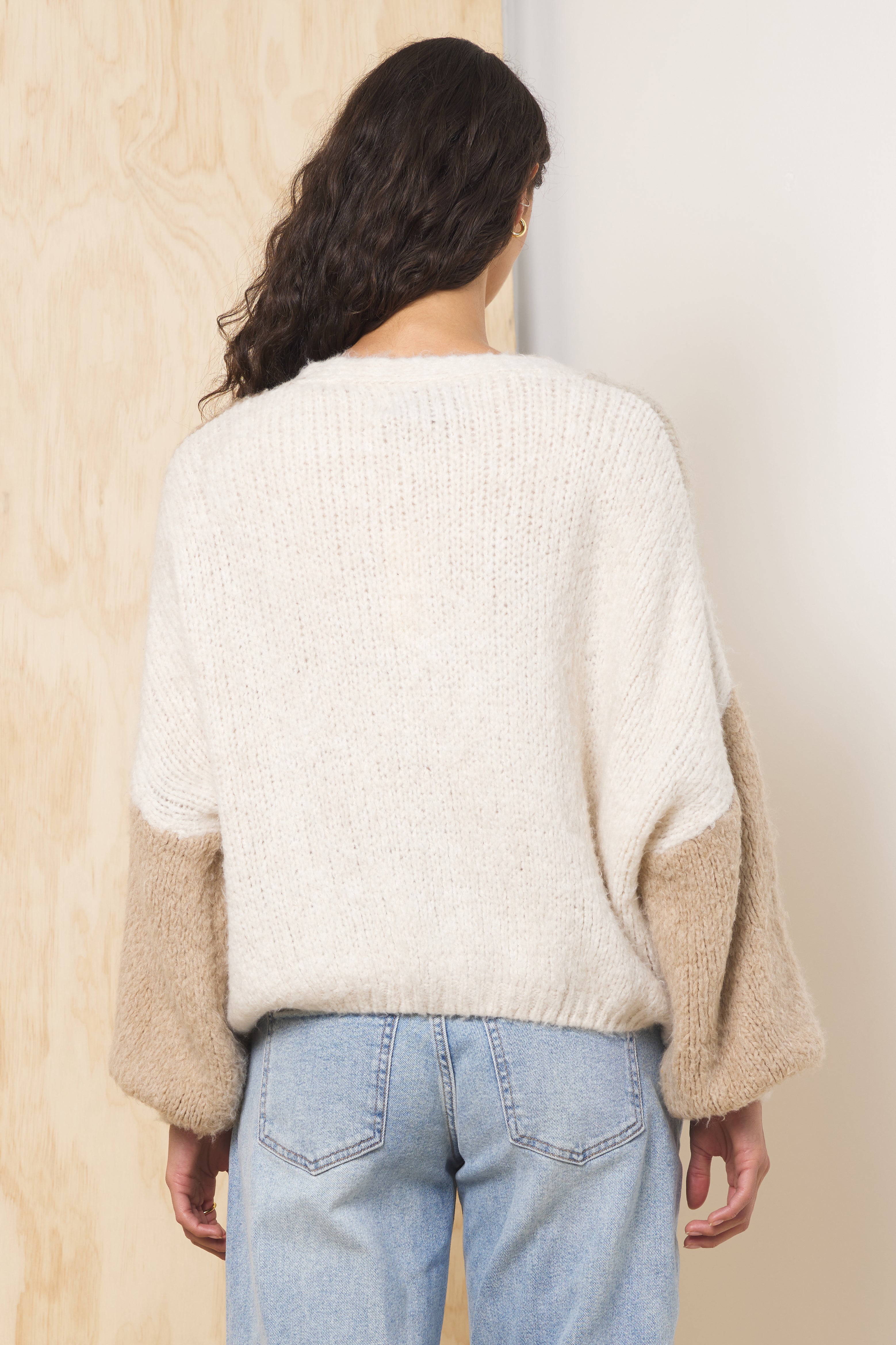 Color Block Cardigan