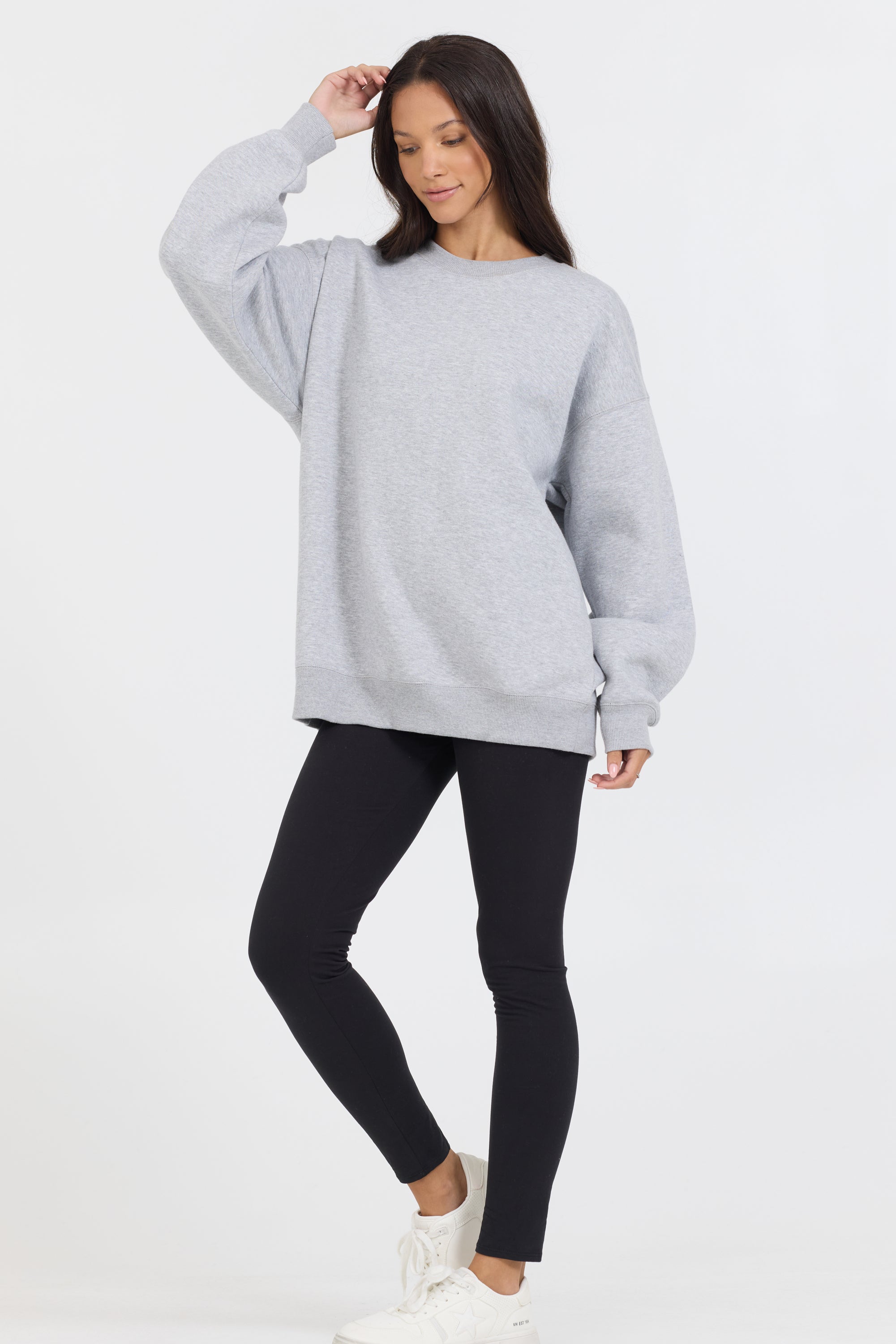Heather Grey Proweave Crewneck Sweatshirt