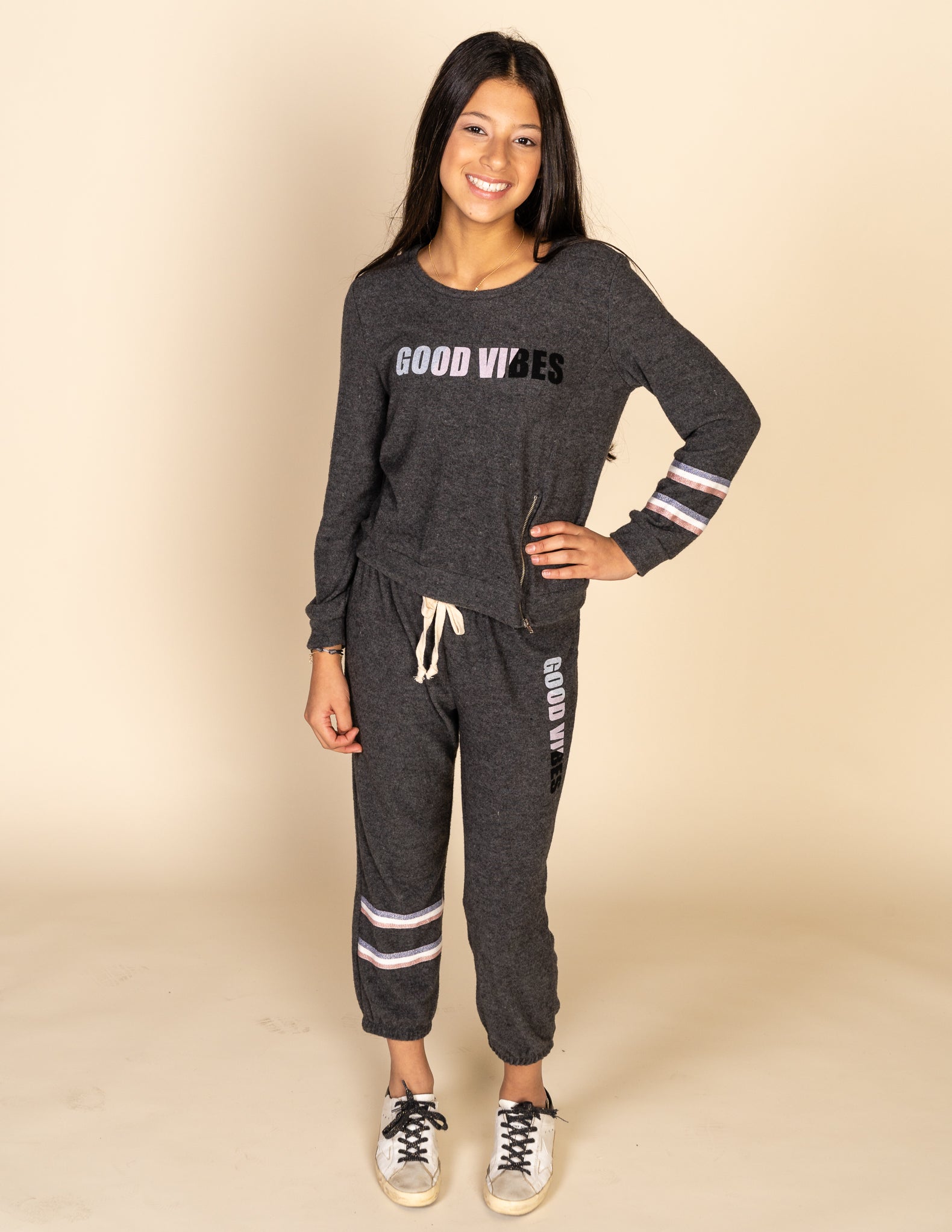 Good Vibes Hacci Pullover