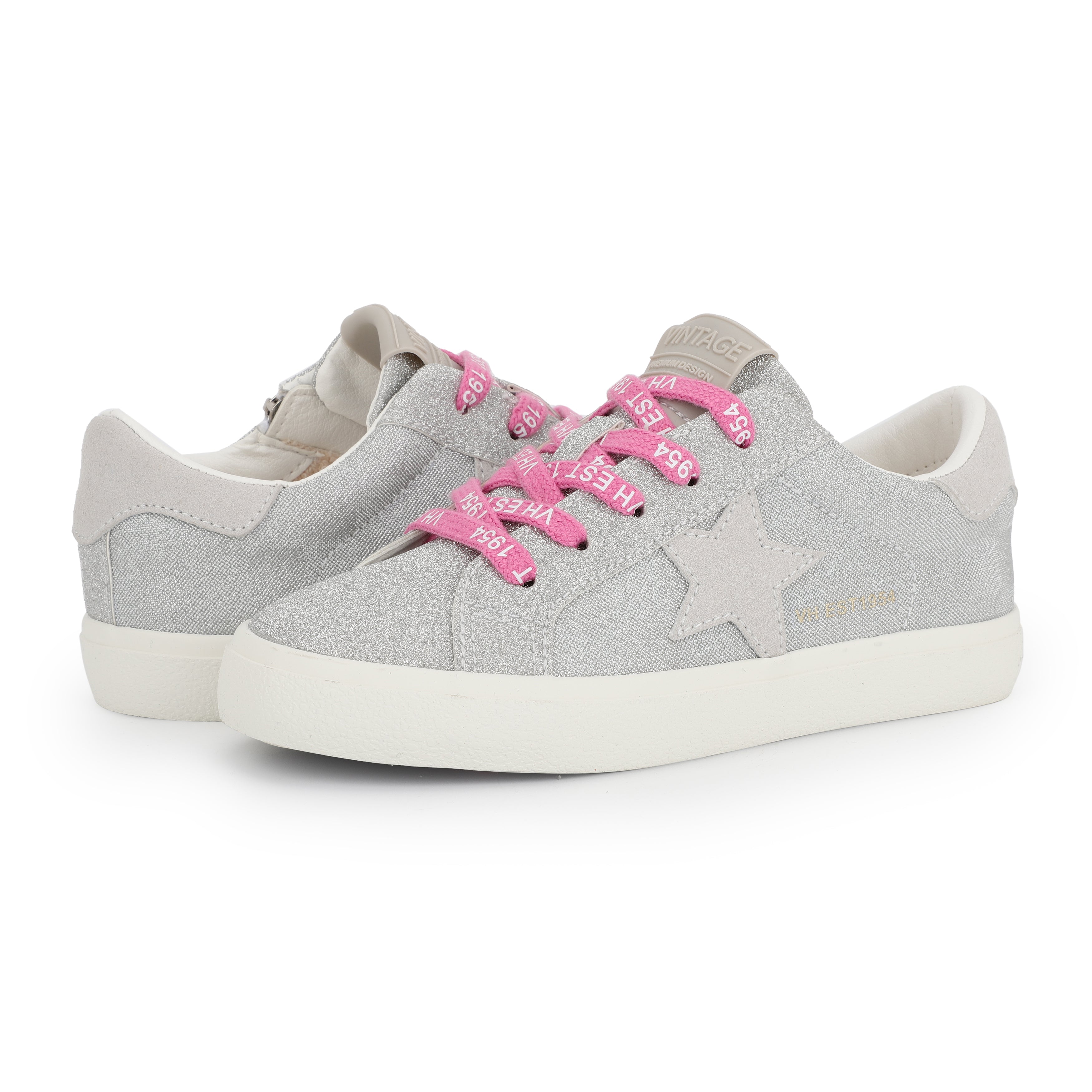 KIDS HENRIETTE - SILVER CHECKERED MULTI